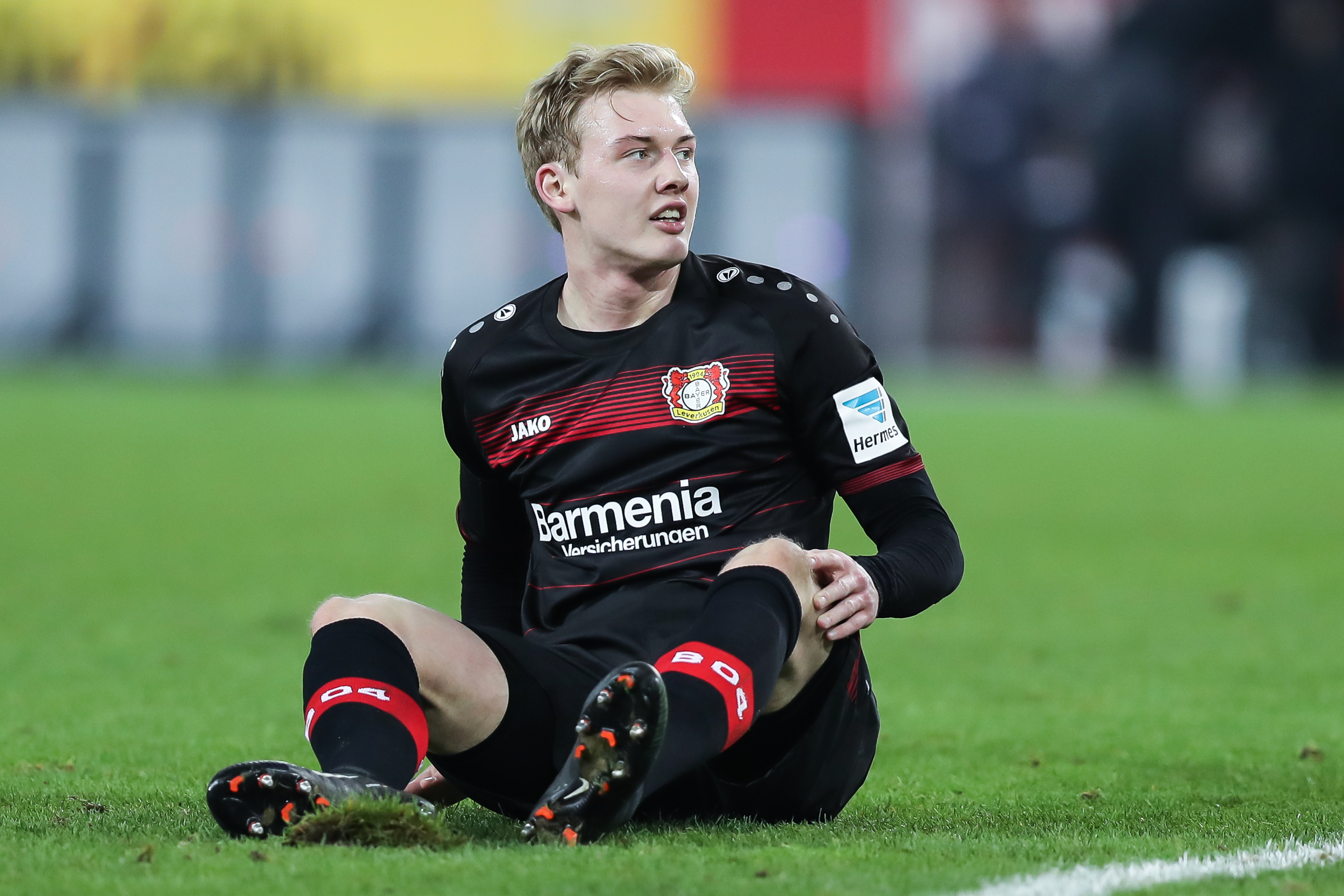 COLOGNE, GERMANY - DECEMBER 21: Julian Brandt of Leverkusen is seen during the Bundesliga match  between 1. FC Koeln and Bayer 04 Leverkusen at RheinEnergieStadion on December 21, 2016 in Cologne, Germany. (Photo by Maja Hitij/Bongarts/Getty Images)