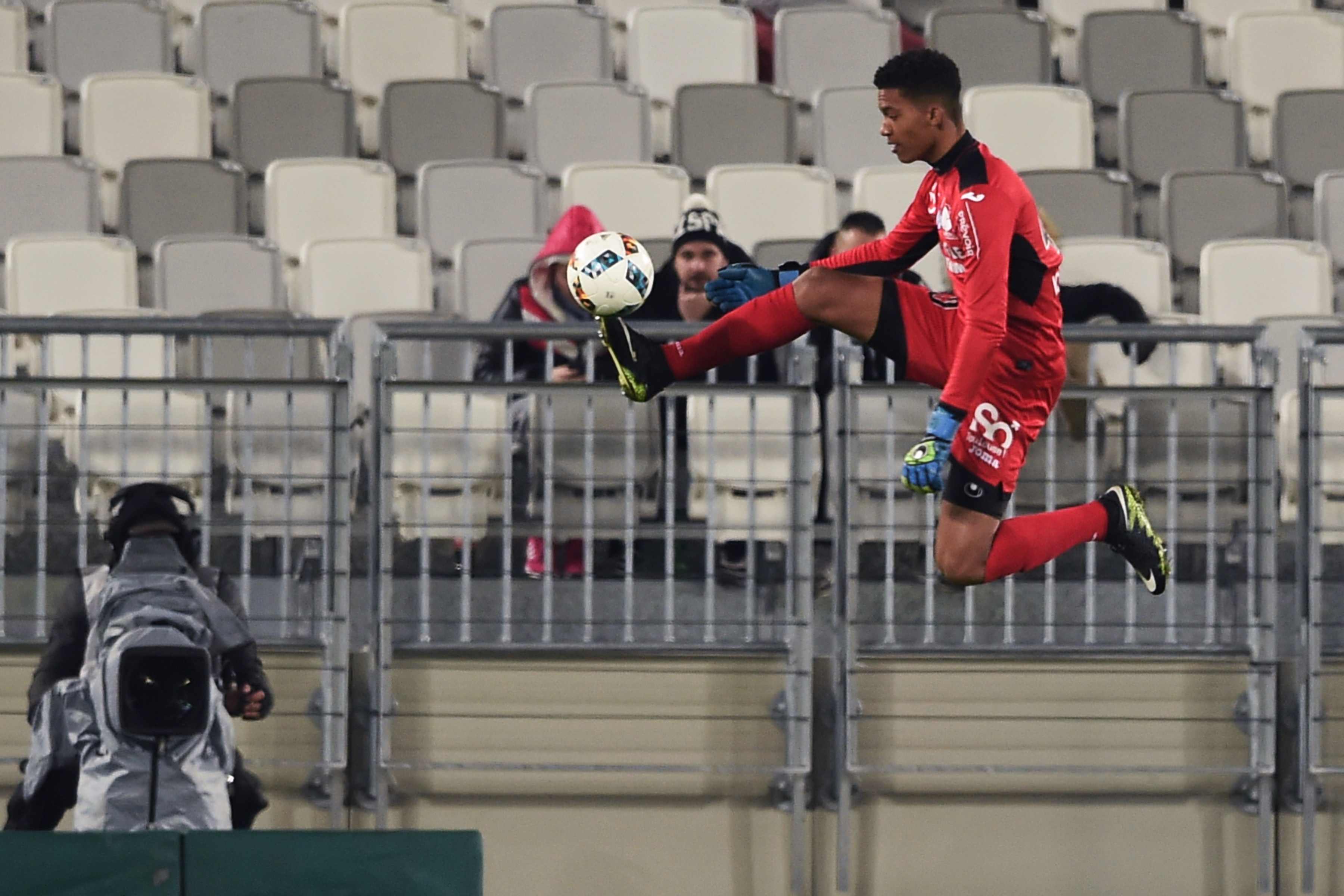 Tipped for the clouds, Lafont is flying high. (Picture Courtesy - AFP/Getty Images)
