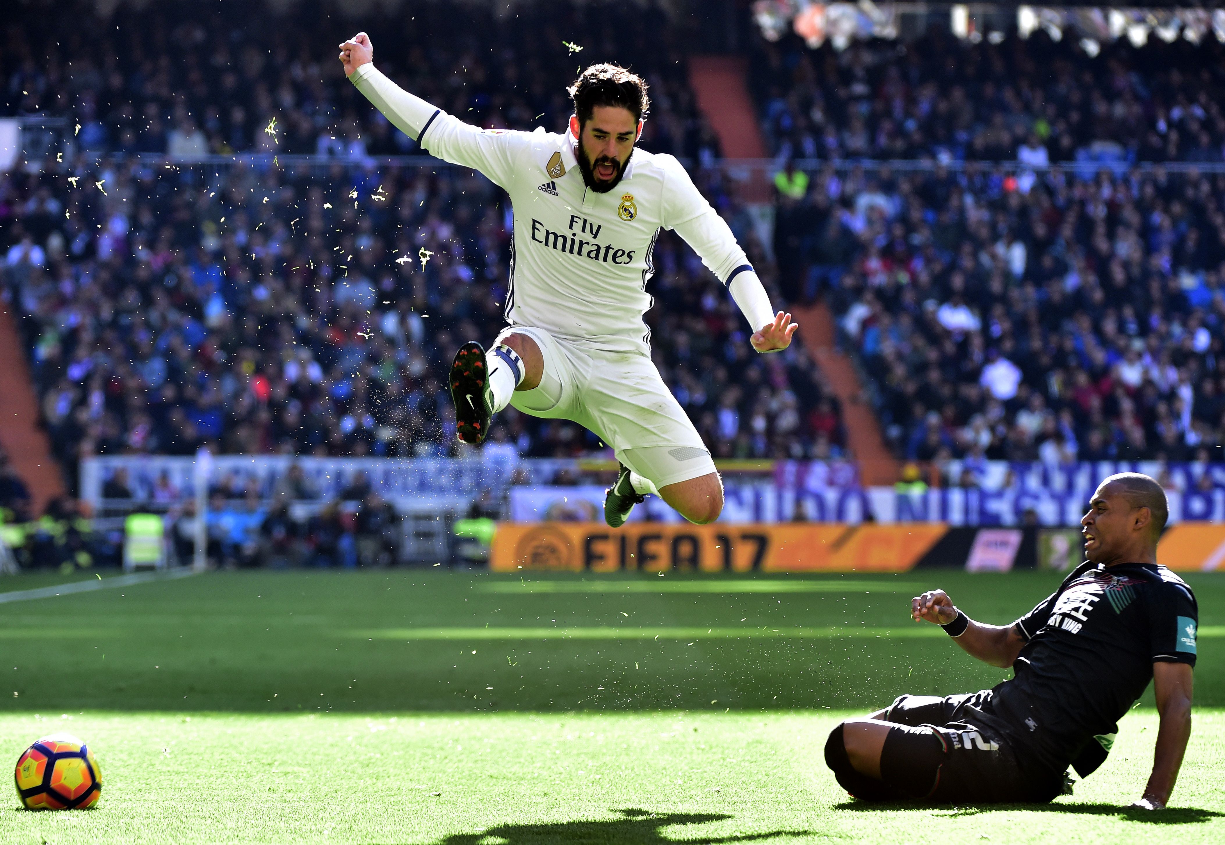 Jumping towards the Spurs opportunity? (Photo courtesy - Gerard Julien/AFP/Getty Images)