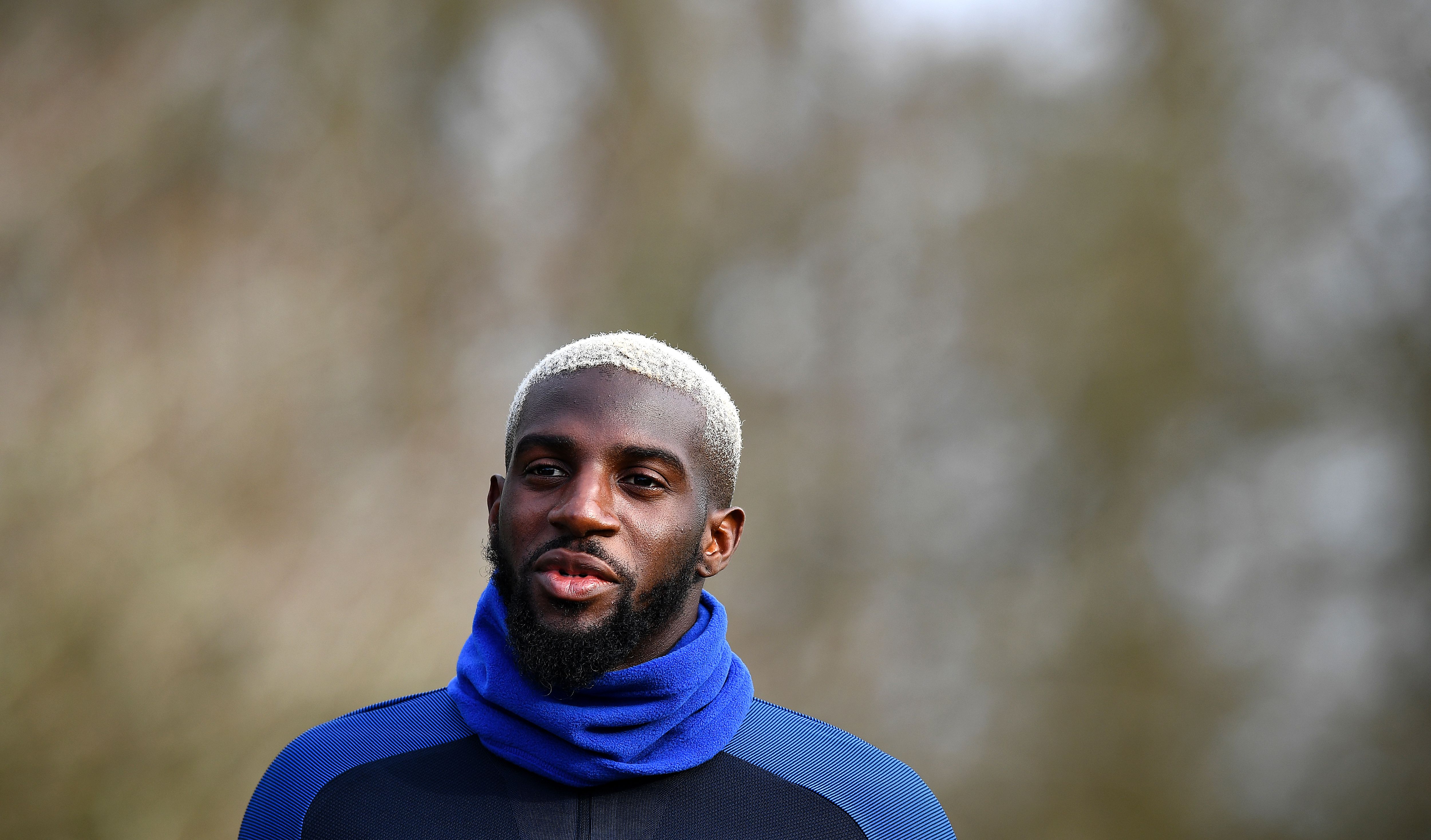 France's midfielder Tiemoue Bakayoko arrives for a training session in Clairefontaine, near Paris, on March 21, 2017, as part of the team's preparation for the upcoming World Cup 2018 qualifiers.  
 / AFP PHOTO / FRANCK FIFE        (Photo credit should read FRANCK FIFE/AFP/Getty Images)