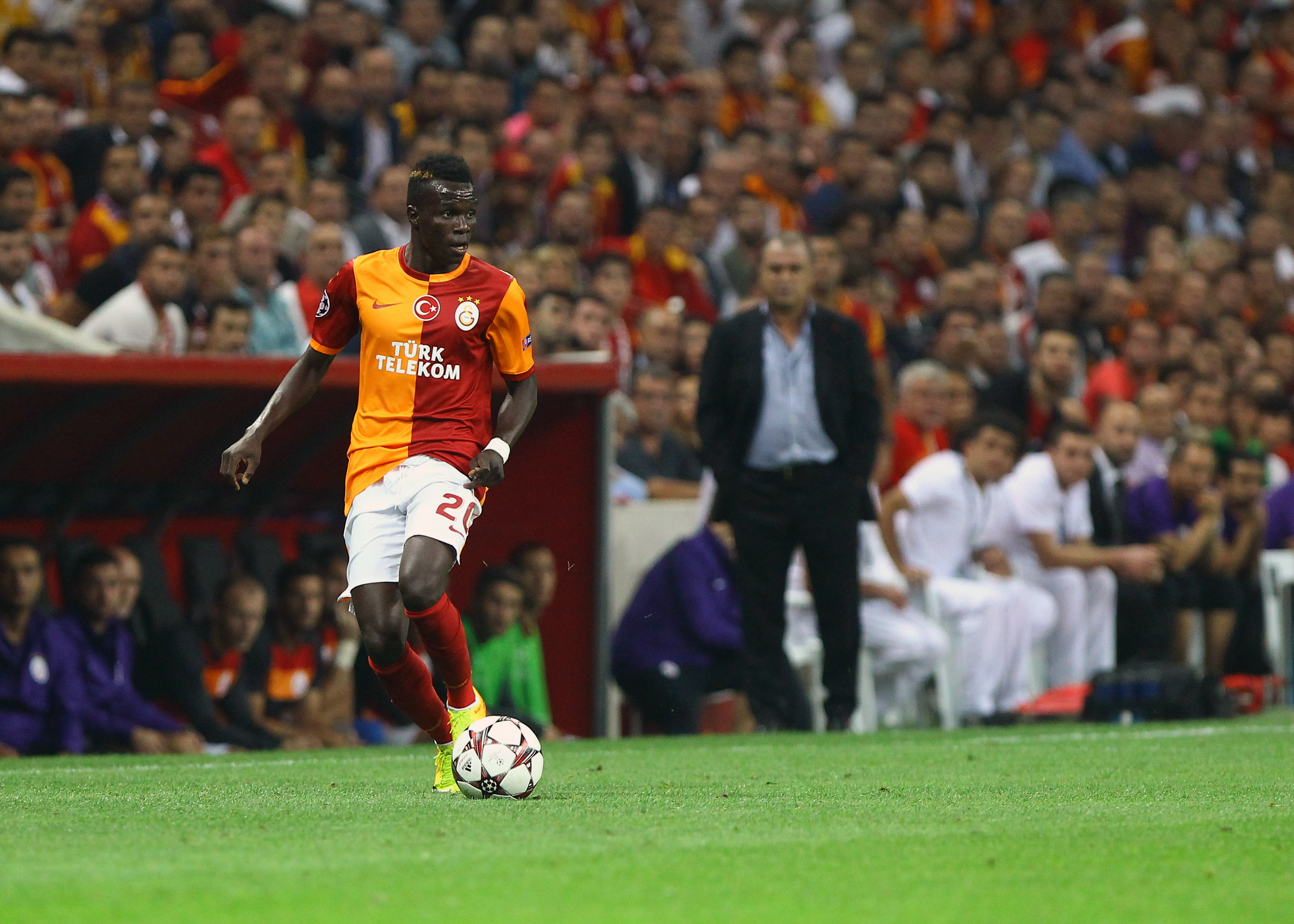 ISTANBUL, TURKEY - SEPTEMBER 17:  Bruma of Galatasaray AS in action during the UEFA Champions League group stage match between Real Madrid CF and Galatasaray AS held on September 17, 2013 at the Ali Sami Yen Spor Kompleksi, in Istanbul, Turkey. (Photo by EuroFootball/Getty Images)