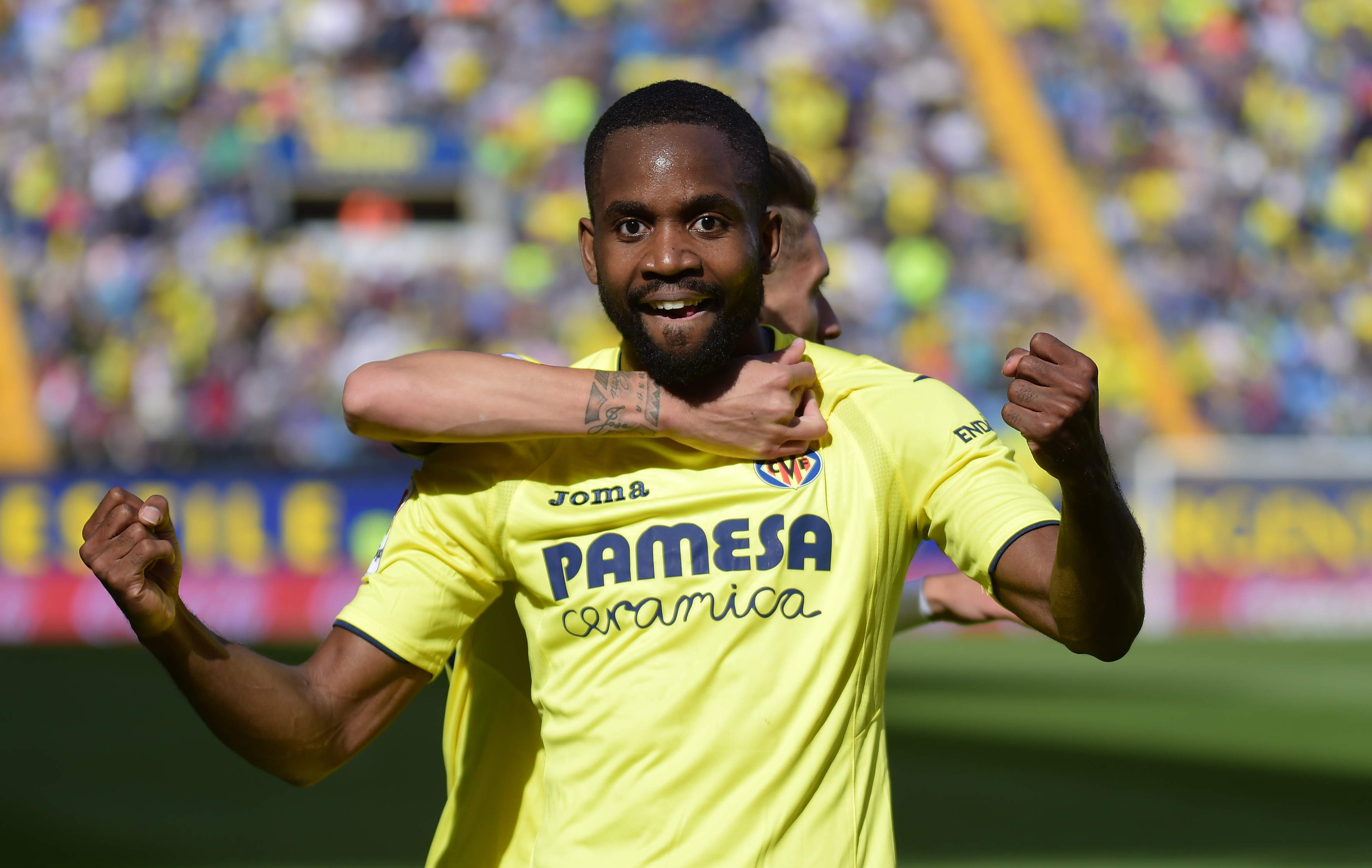 The in-form Bakambu can cause some problems for Barca. (Photo courtesy - Jose Jordan/AFP/Getty Images)