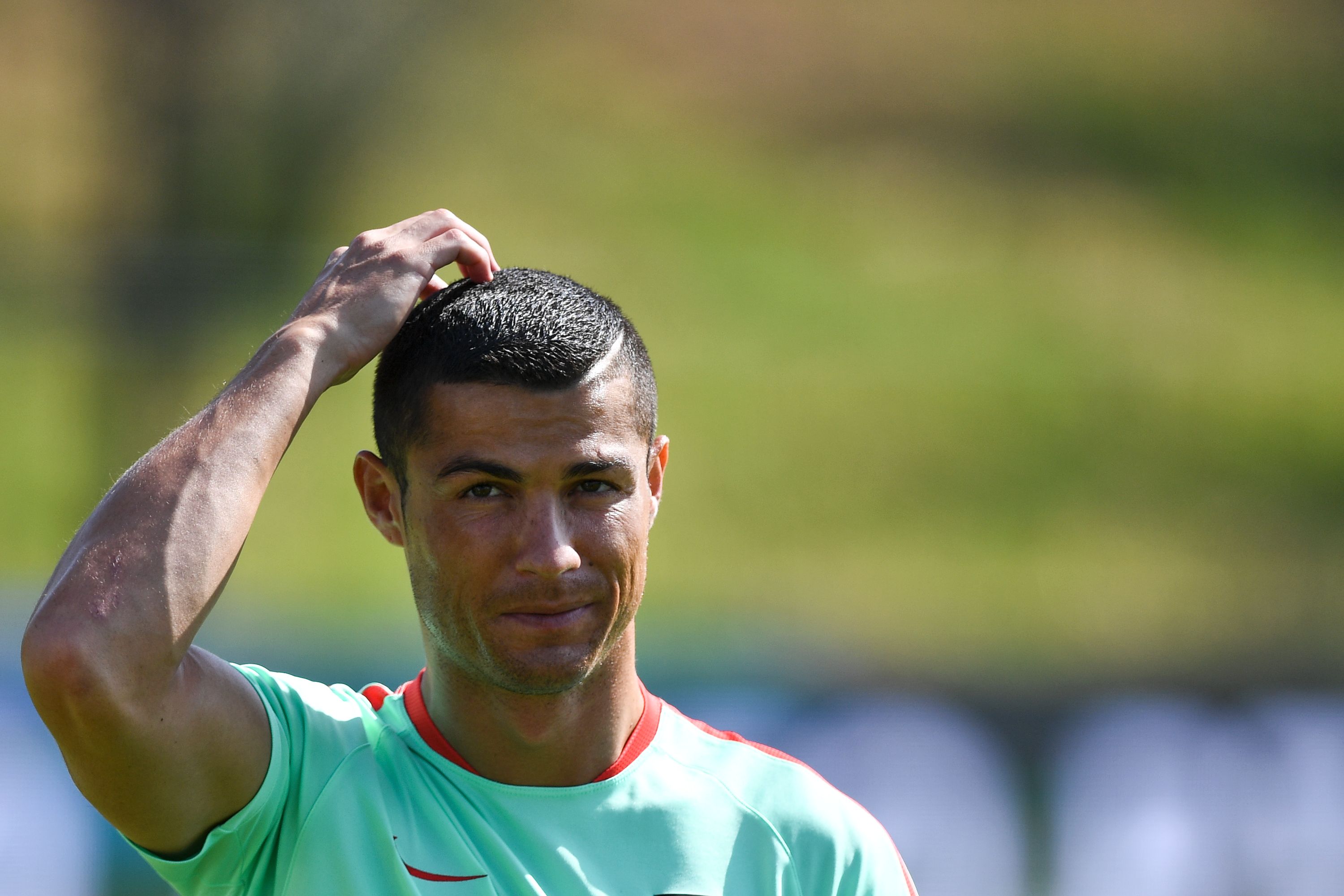 The big man. (Photo courtesy - Patricia De Melo Moreira/AFP/Getty Images)