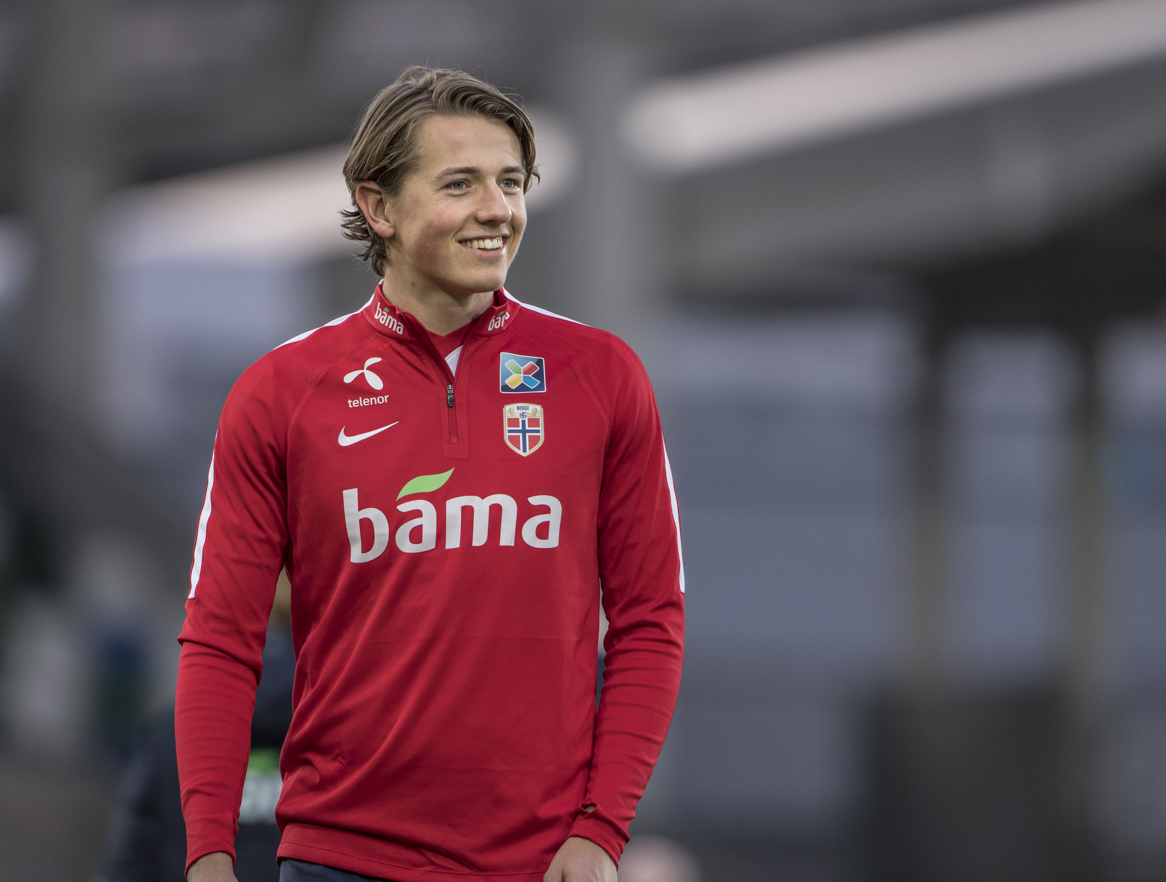 BELFAST, NORTHERN IRELAND - MARCH 26: Sander Berge of Norway during the FIFA 2018 World Cup Qualifier between Northern Ireland and Norway at Windsor Park on March 26, 2017 in Belfast, Northern Ireland. (Photo by Trond Tandberg/Getty Images)