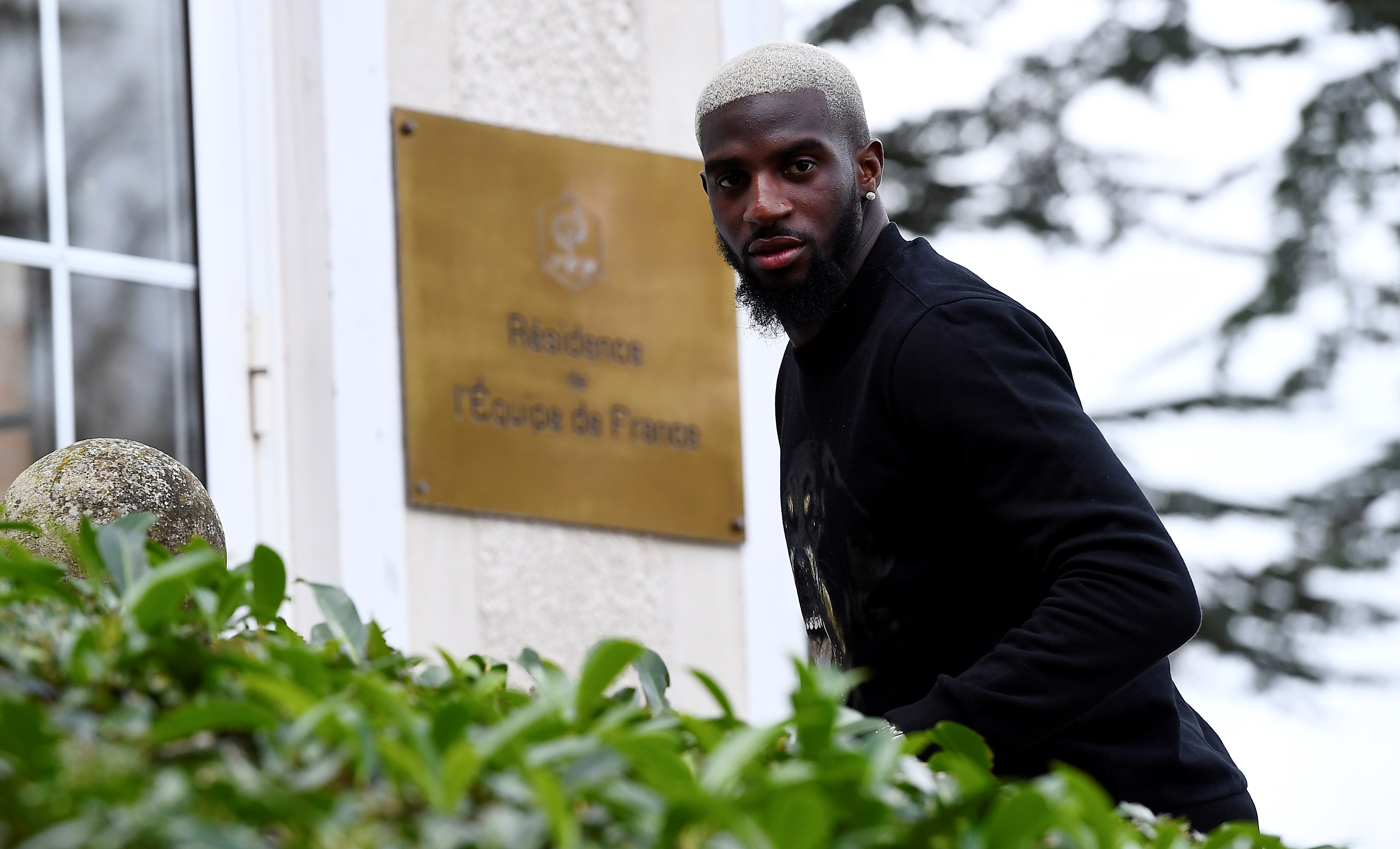 France's midfielder Tiemoue Bakayoko arrives at the French national football team training base in Clairefontaine near Paris, on March 20, 2017, as part of the team's preparation for the upcoming World Cup 2018 qualifiers.  / AFP PHOTO / FRANCK FIFE        (Photo credit should read FRANCK FIFE/AFP/Getty Images)