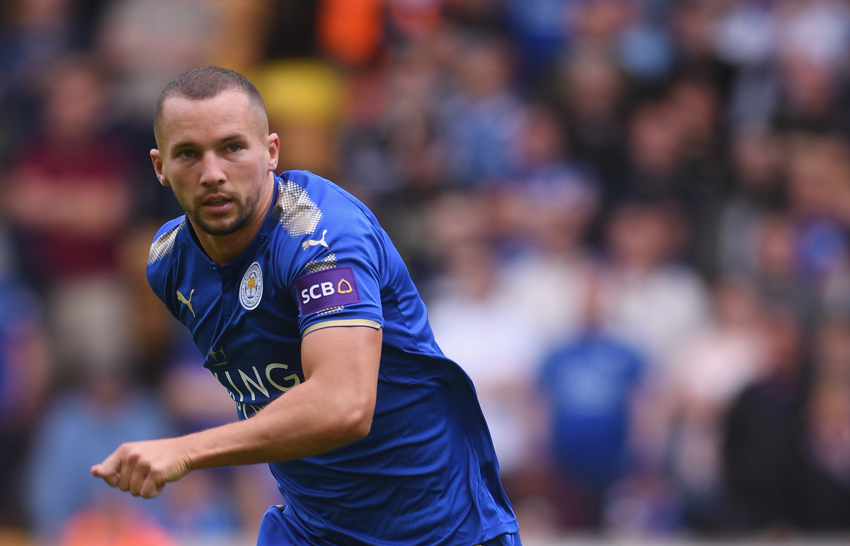 WOLVERHAMPTON, ENGLAND - JULY 29:  Danny Drinkwater of Leicester in action during the pre-season friendly match between Wolverhampton Wanderers and Leicester City at Molineux on July 29, 2017 in Wolverhampton, England.  (Photo by Michael Regan/Getty Images)
