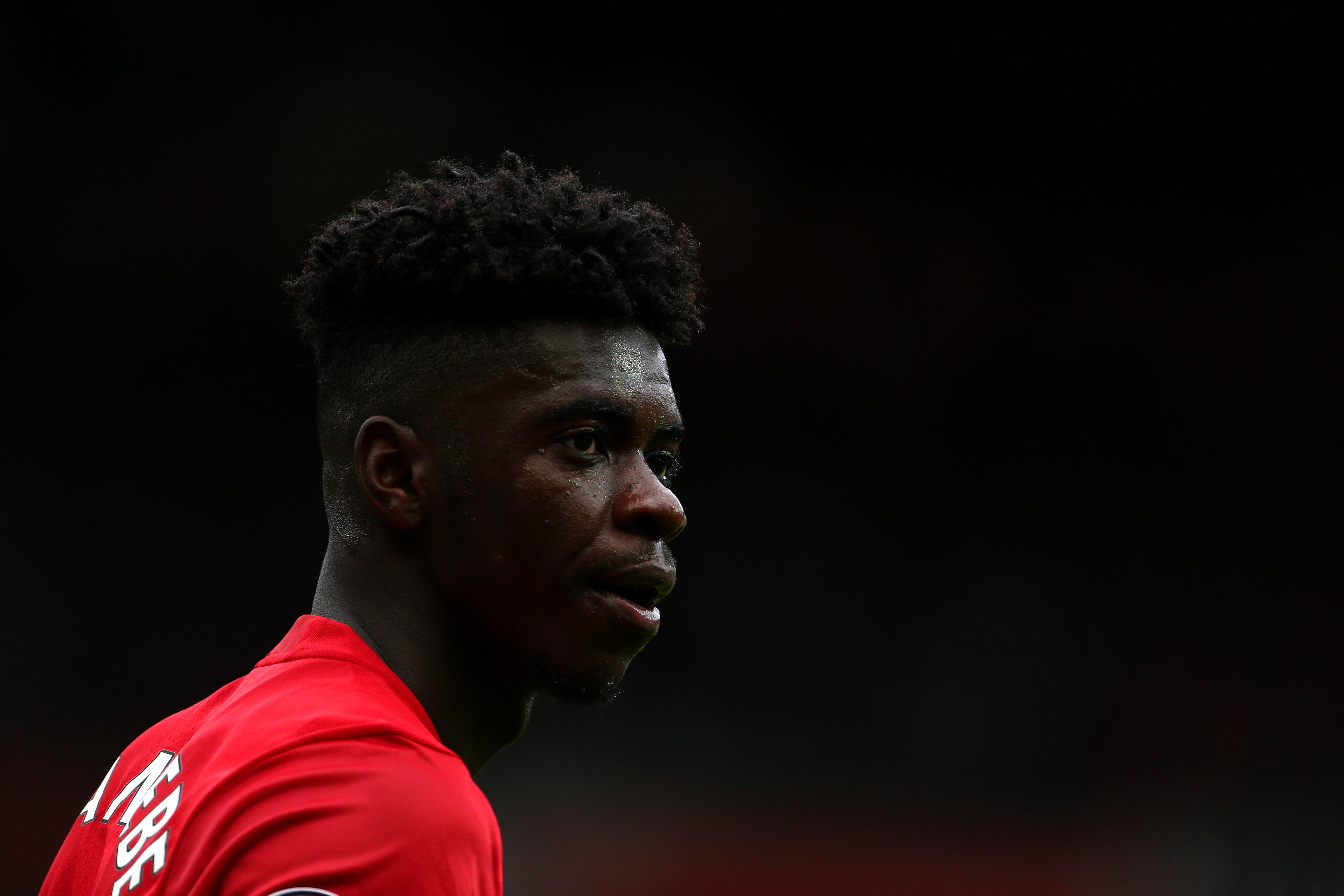 MANCHESTER, ENGLAND - MAY 21: Axel Tuanzebe of Manchester United during the Premier League match between Manchester United and Crystal Palace at Old Trafford on May 21, 2017 in Manchester, England. (Photo by Dave Thompson/Getty Images)