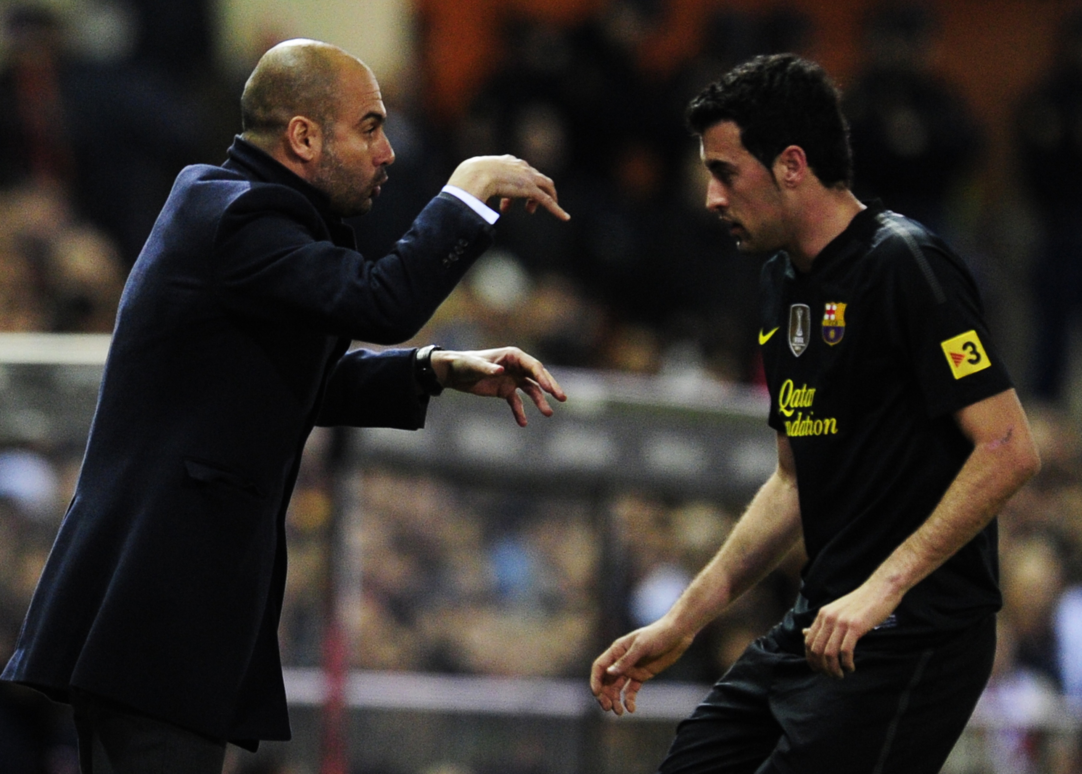 Busquets blossomed under the tutelage of Pep Guardiola. (Photo by Javier Soriano/AFP/Getty Images)