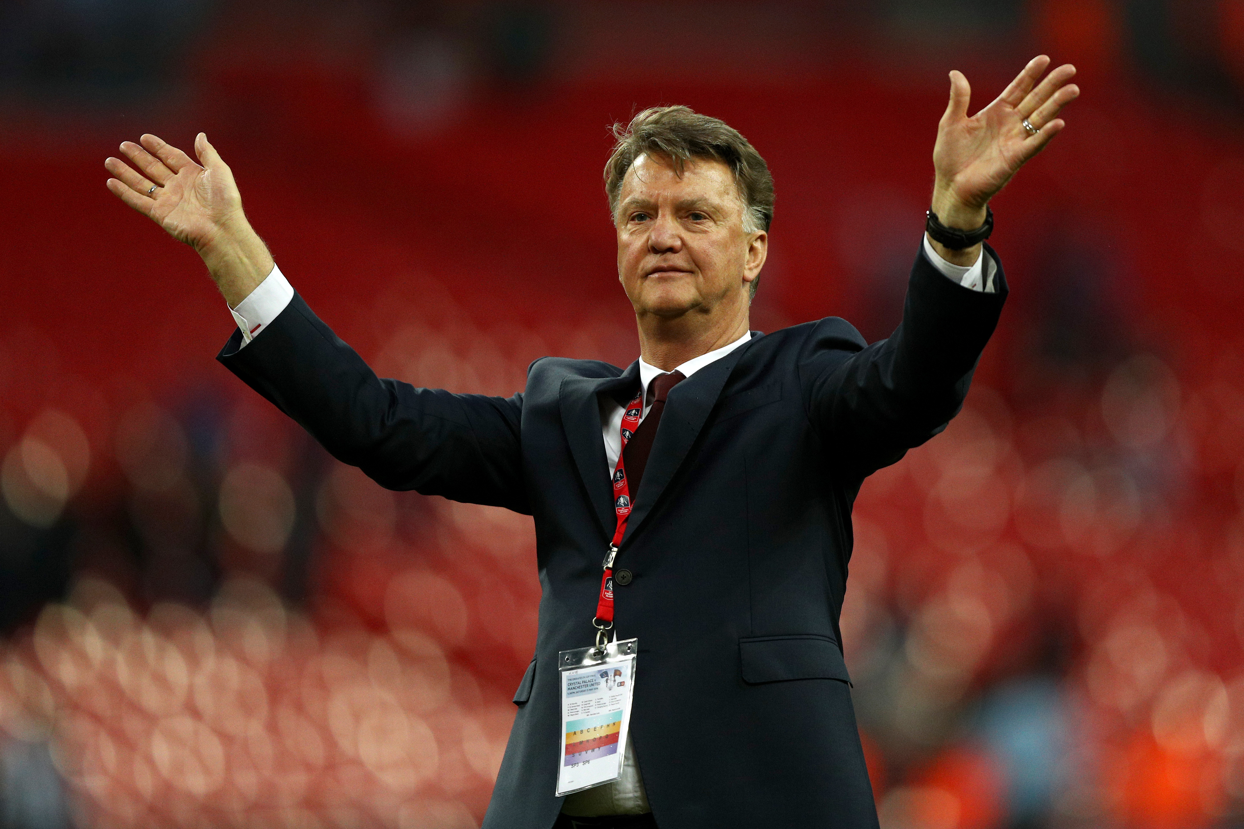 Given his marching orders after winning the FA Cup, Van Gaal could be set for a return to the Premier League. (Picture Courtesy - AFP/Getty Images)