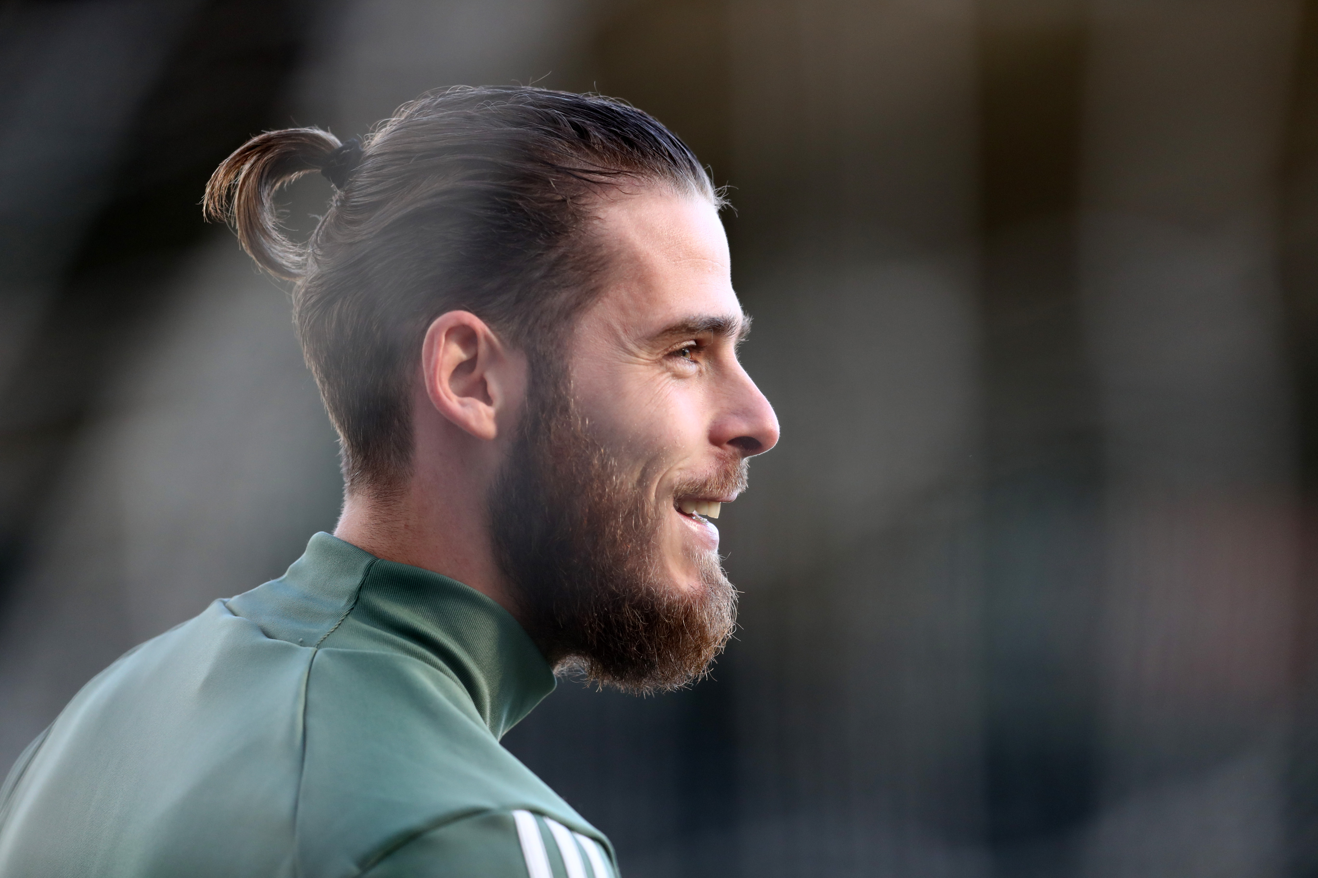 NEWCASTLE UPON TYNE, ENGLAND - FEBRUARY 11: David De Gea of Manchester United during the Premier League match between Newcastle United and Manchester United at St. James Park on February 11, 2018 in Newcastle upon Tyne, England. (Photo by Catherine Ivill/Getty Images)