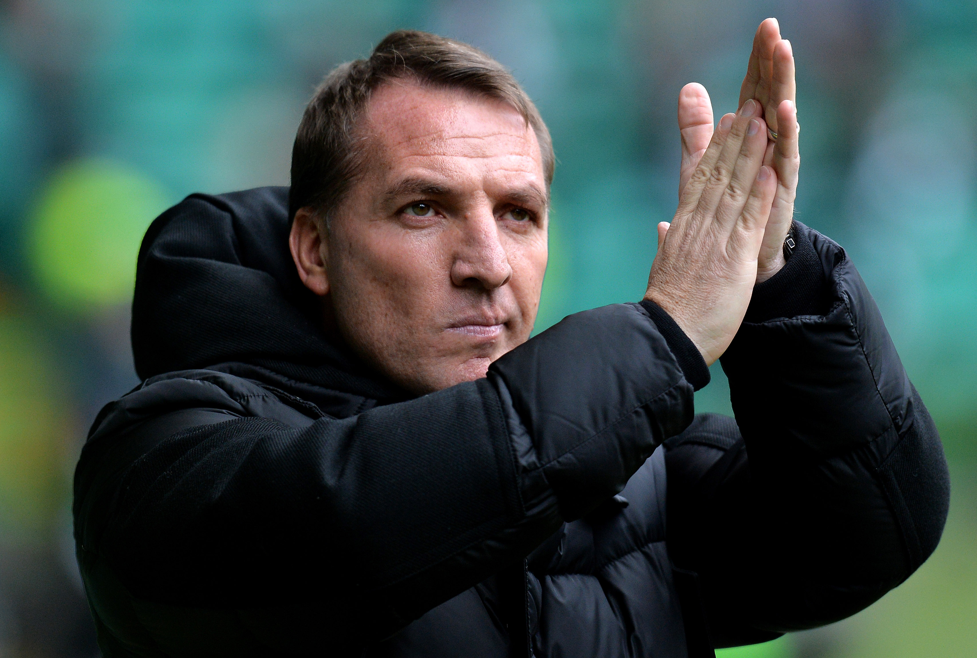 GLASGOW, SCOTLAND - MARCH 03: Celtic manager Brendan Rodgers during the Scottish Cup Quarter Final match between Celtic and Greenock Morton at Celtic Park on March 3, 2018 in Glasgow, Scotland. (Photo by Mark Runnacles/Getty Images)