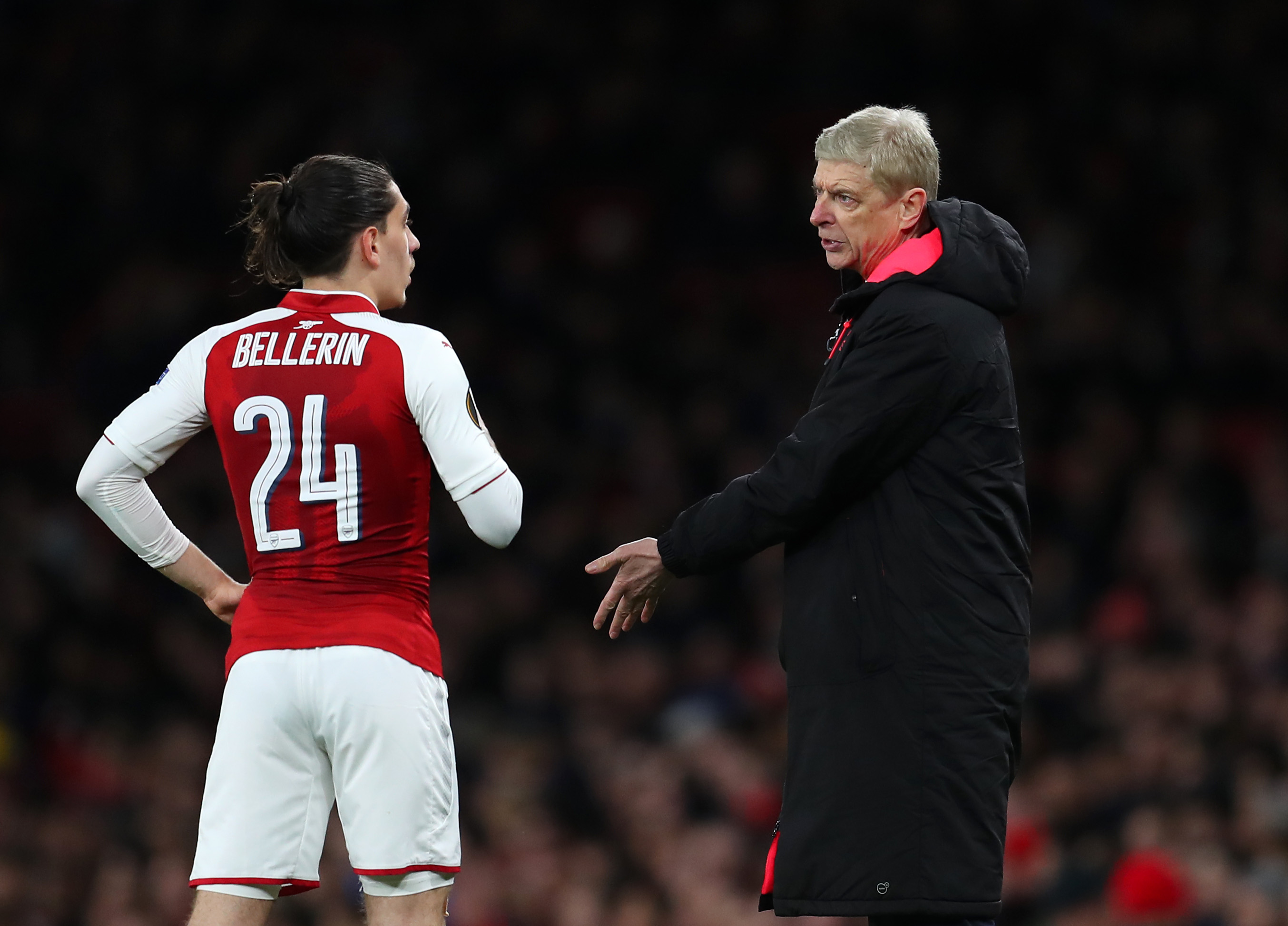 Bellerin is one of the few players in this Arsenal team that were once coached by the legendary Arsene Wenger. (Picture Courtesy - AFP/Getty Images)