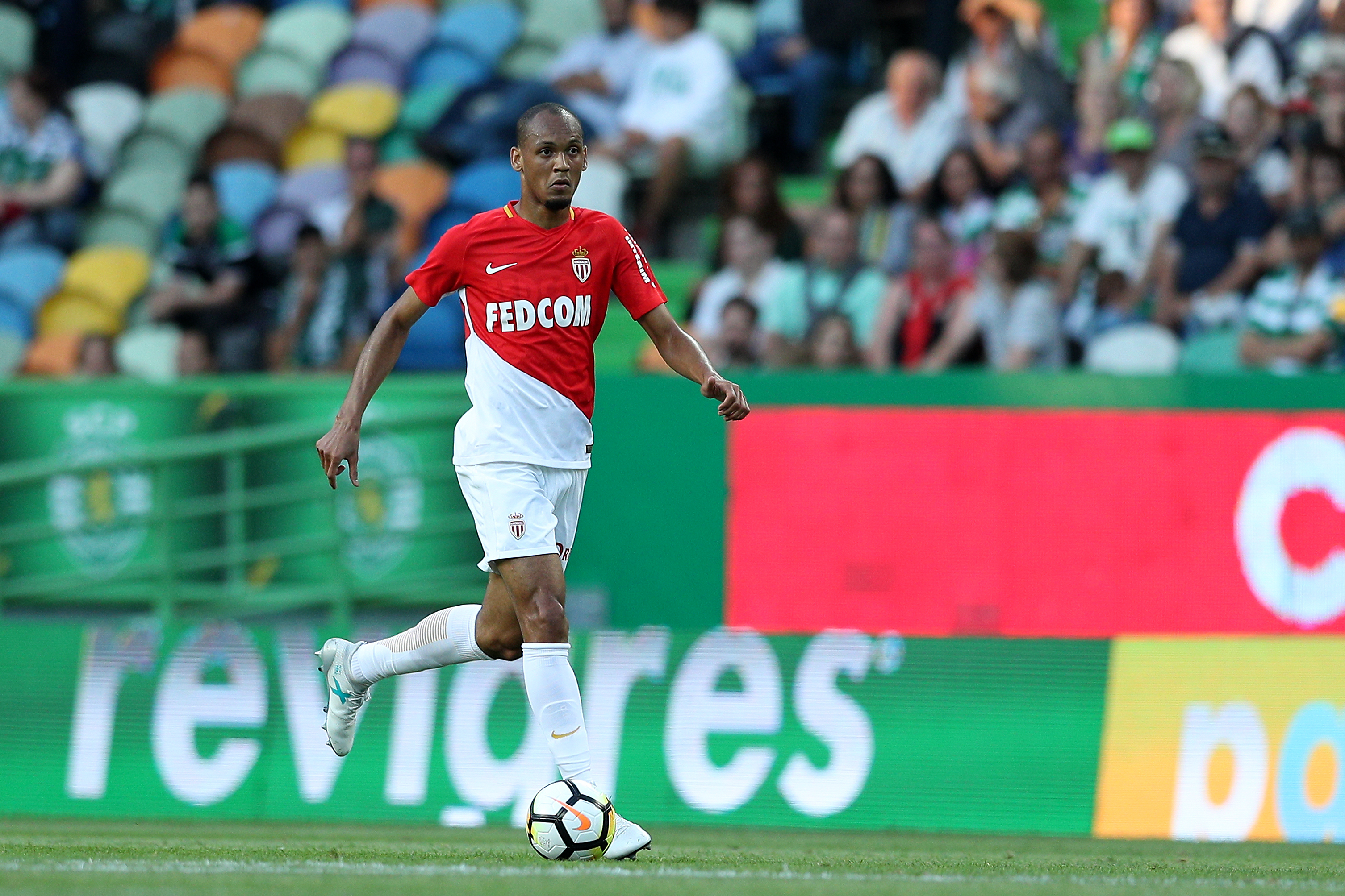 LISBON, PORTUGAL - JULY 22: Monaco midfielder Fabinho from Brasil during the Friendly match between Sporting CP and AS Monaco at Estadio Jose Alvalade on July 22, 2017 in Lisbon, Portugal.  (Photo by Carlos Rodrigues/Getty Images)