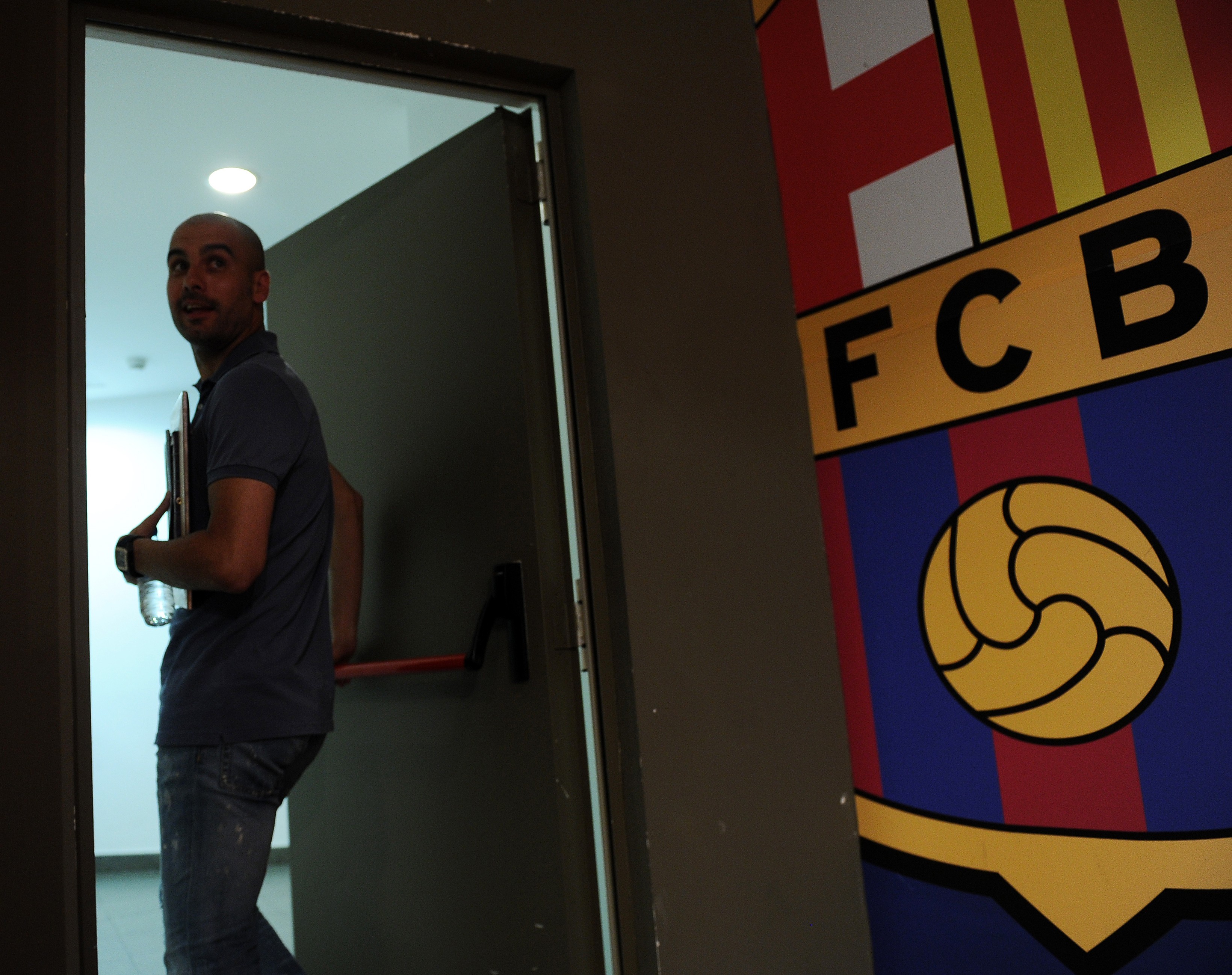 Pep Guardiola will not open the door to a possible Barcelona return. (Photo courtesy - Lluis Gene/AFP/GettyImages)