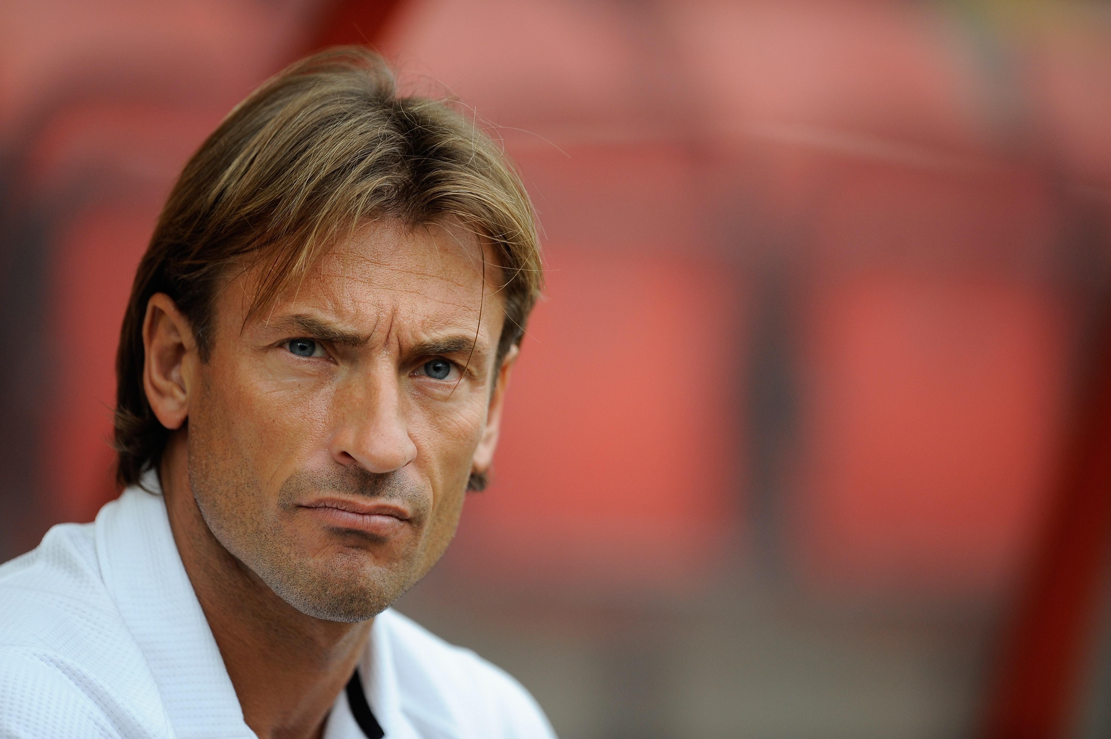 Herve Renard will be leading Saudi Arabia into the World Cup this year. (Photo by AFP/Getty Images)