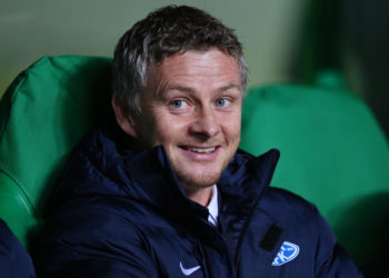 GLASGOW, SCOTLAND - NOVEMBER 05:  Ole Gunnar Solskjaer the head coach of Molde looks on during the UEFA Europa League Group A match between Celtic FC and Molde FK at Celtic Park on November 5, 2015 in Glasgow, United Kingdom.  (Photo by Ian MacNicol/Getty Images)