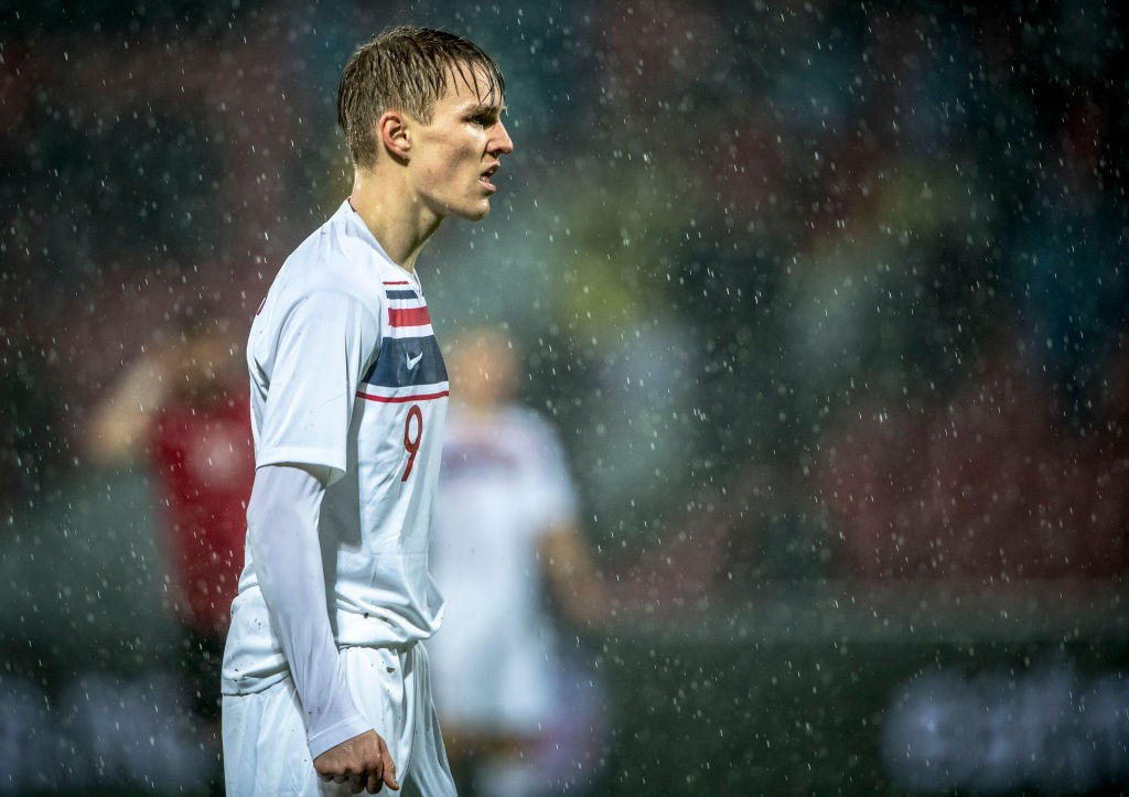 Arsenal should make a move for Odegaard instead of Maddison and Aouar. (Photo by Trond Tandberg/Getty Images)