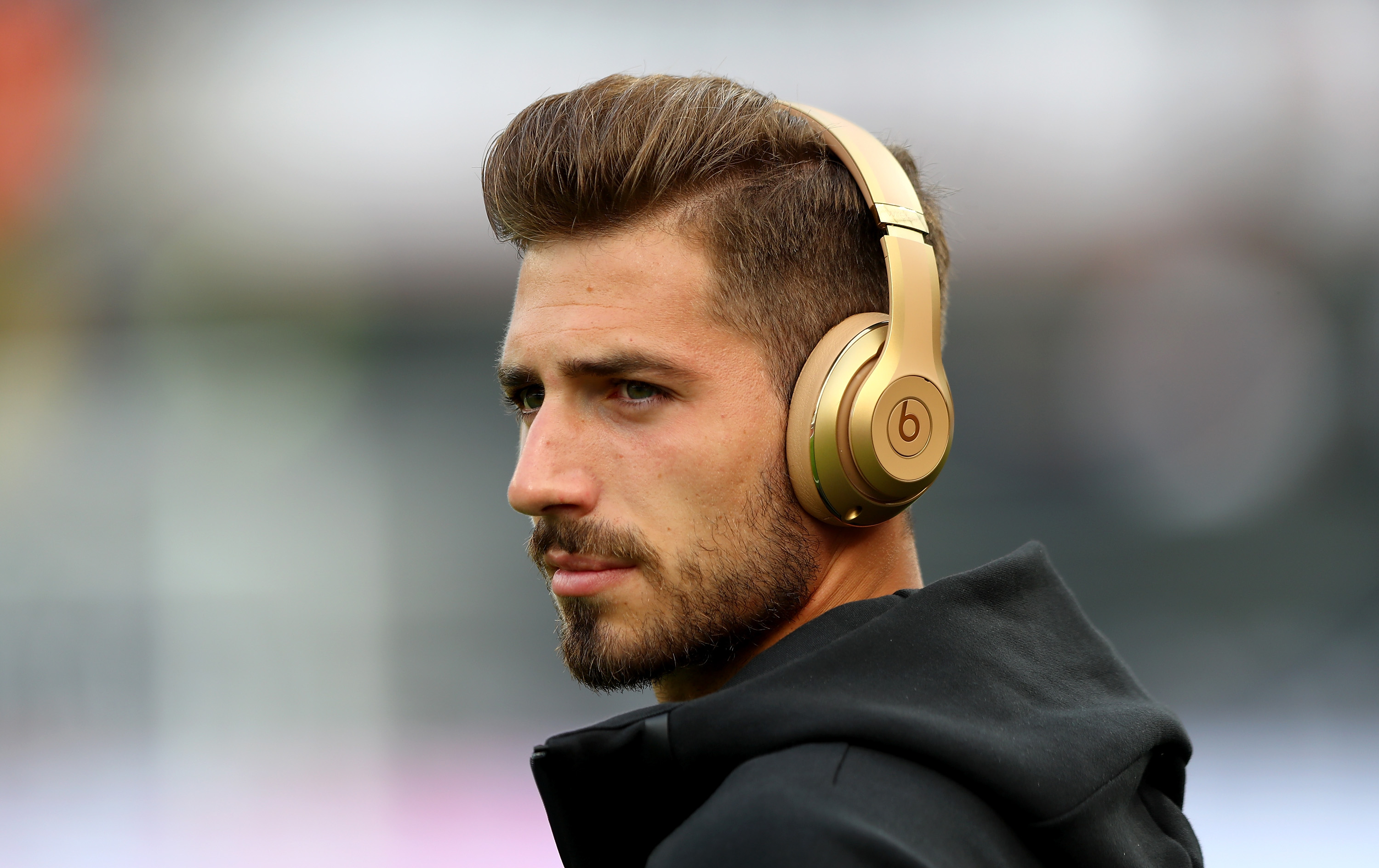 LEVERKUSEN, GERMANY - JUNE 08: Kevin Trapp of Germany looks onbefore the International Friendly match between Germany and Saudi Arabia at BayArena on June 8, 2018 in Leverkusen, Germany.  (Photo by Martin Rose/Bongarts/Getty Images)