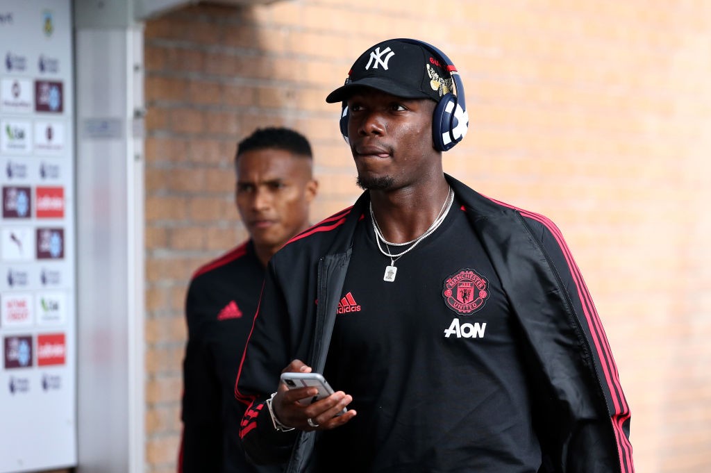 BURNLEY, ENGLAND - SEPTEMBER 02: Paul Pogba of Manchester United arrives prior to the Premier League match between Burnley FC and Manchester United at Turf Moor on September 2, 2018 in Burnley, United Kingdom. (Photo by Jan Kruger/Getty Images)
