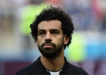 Egypt's forward Mohamed Salah looks on before the Russia 2018 World Cup Group A football match between Saudi Arabia and Egypt at the Volgograd Arena in Volgograd on June 25, 2018. (Photo by NICOLAS ASFOURI / AFP) / RESTRICTED TO EDITORIAL USE - NO MOBILE PUSH ALERTS/DOWNLOADS (Photo credit should read NICOLAS ASFOURI/AFP/Getty Images)