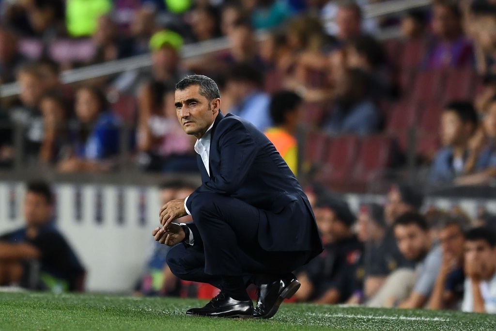 Ernesto Valverde has not committed to a new Barcelona deal yet. (Photo courtesy - David Ramos/Getty Images)