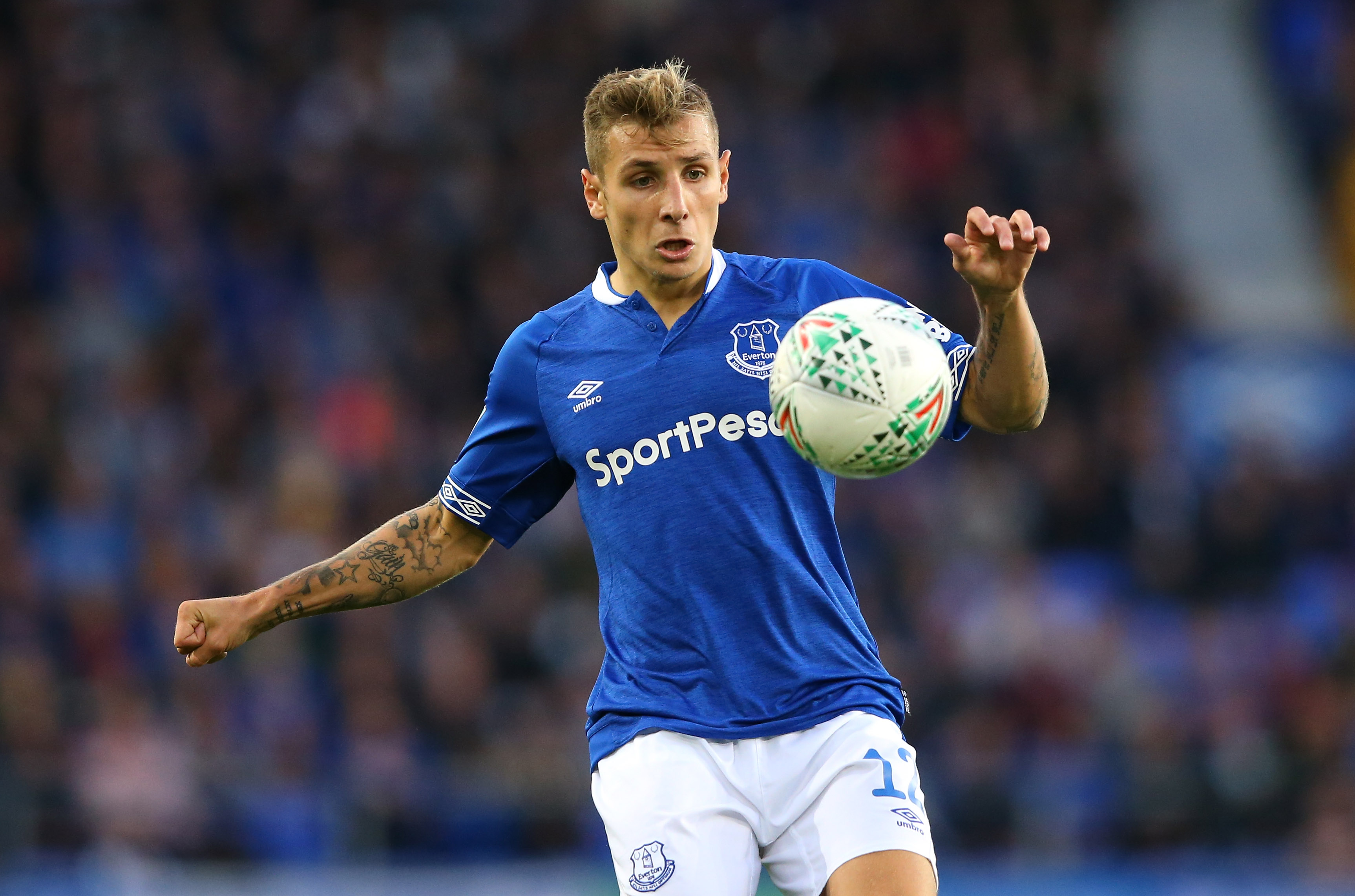 Lucas Digne unavailable for Everton (Photo by Alex Livesey/Getty Images)