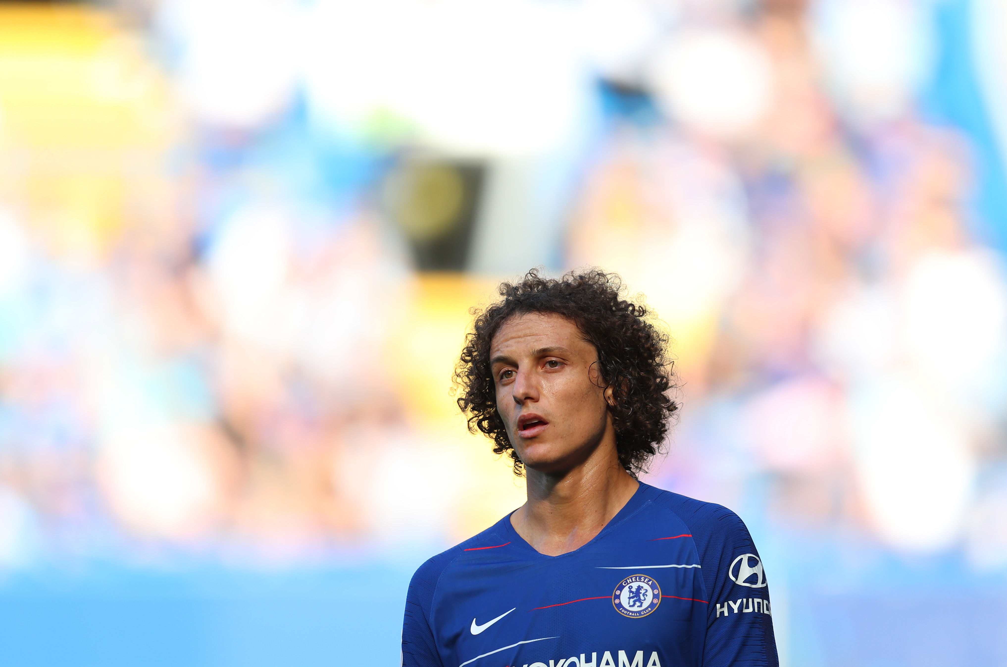 LONDON, ENGLAND - SEPTEMBER 01: David Luiz of Chelsea during the Premier League match between Chelsea FC and AFC Bournemouth at Stamford Bridge on September 1, 2018 in London, United Kingdom. (Photo by Catherine Ivill/Getty Images)