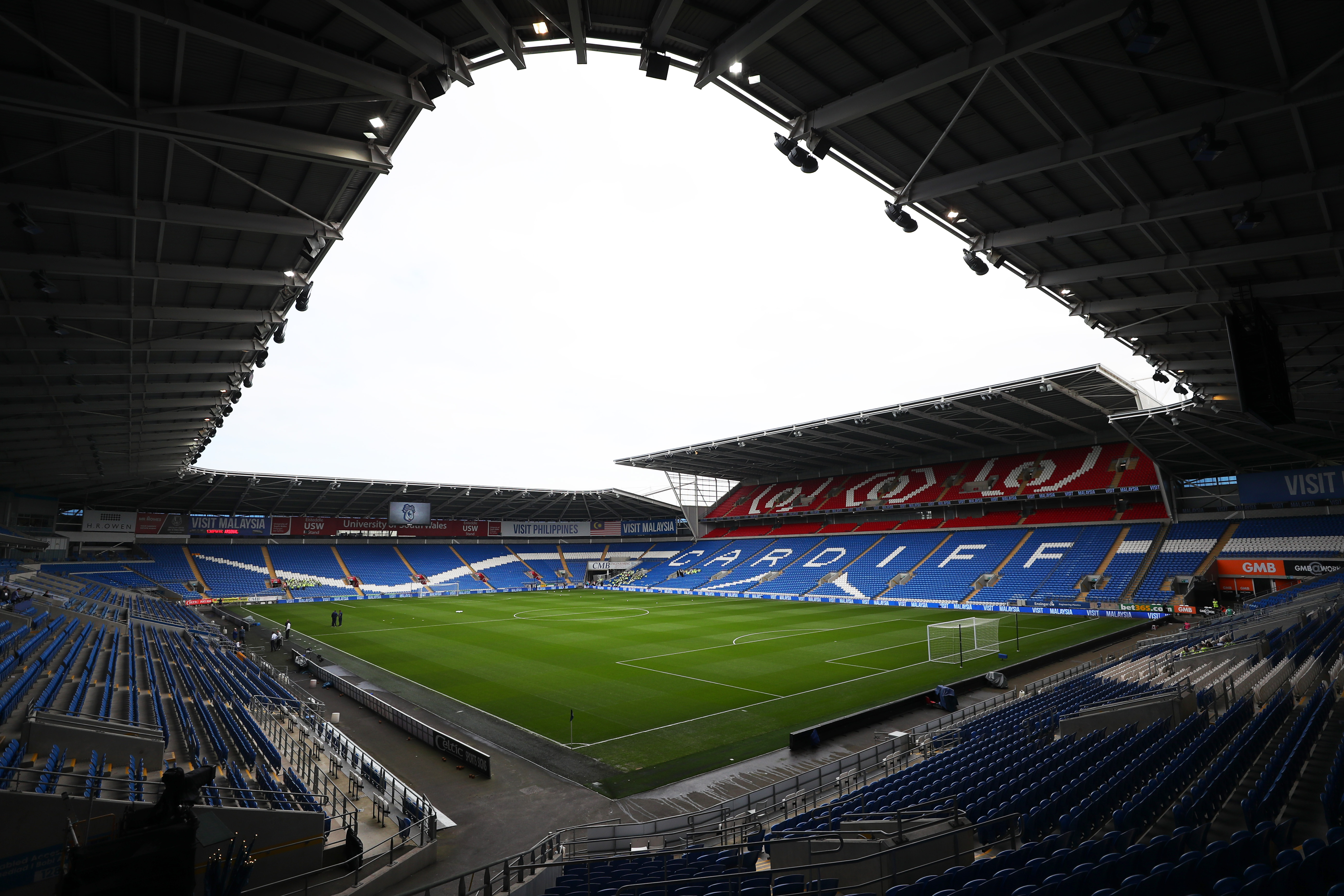 CARDIFF, WALES - SEPTEMBER 02:  General view inside the stadium ahead of the Premier League match between Cardiff City and Arsenal FC at Cardiff City Stadium on September 2, 2018 in Cardiff, United Kingdom.  (Photo by Catherine Ivill/Getty Images)