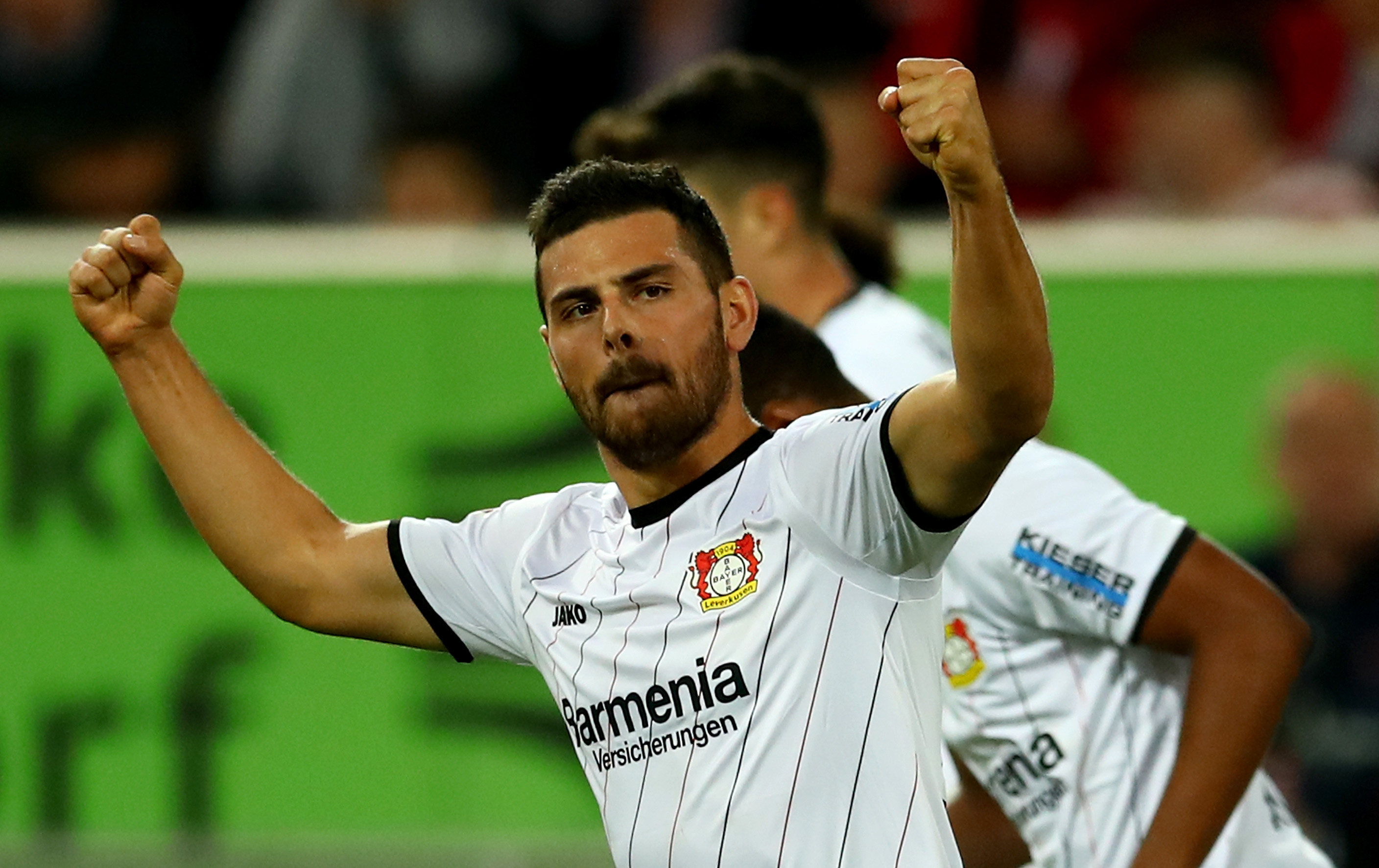 Kevin Volland was one of the best players of matchday 5.  (Photo by Lars Baron/Bongarts/Getty Images)