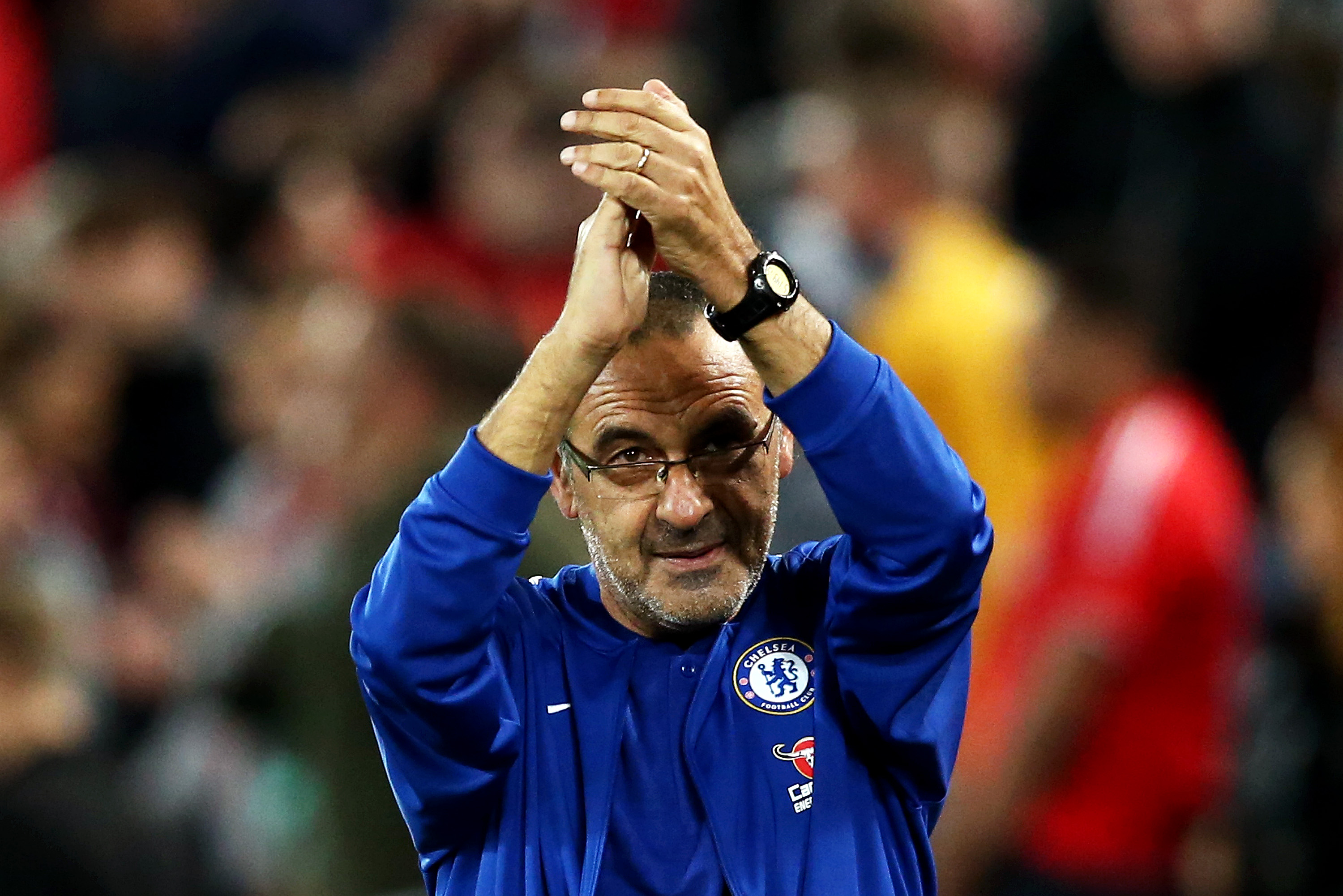 Can Sarri make it 2 out of 2? (Picture Courtesy - AFP/Getty Images)