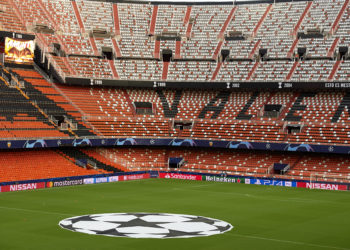 VALENCIA, SPAIN - SEPTEMBER 19:  A general view of Mestalla Stadium before the Group H match of the UEFA Champions League between Valencia and Juventus at Estadio Mestalla on September 19, 2018 in Valencia, Spain.  (Photo by Manuel Queimadelos Alonso/Getty Images)