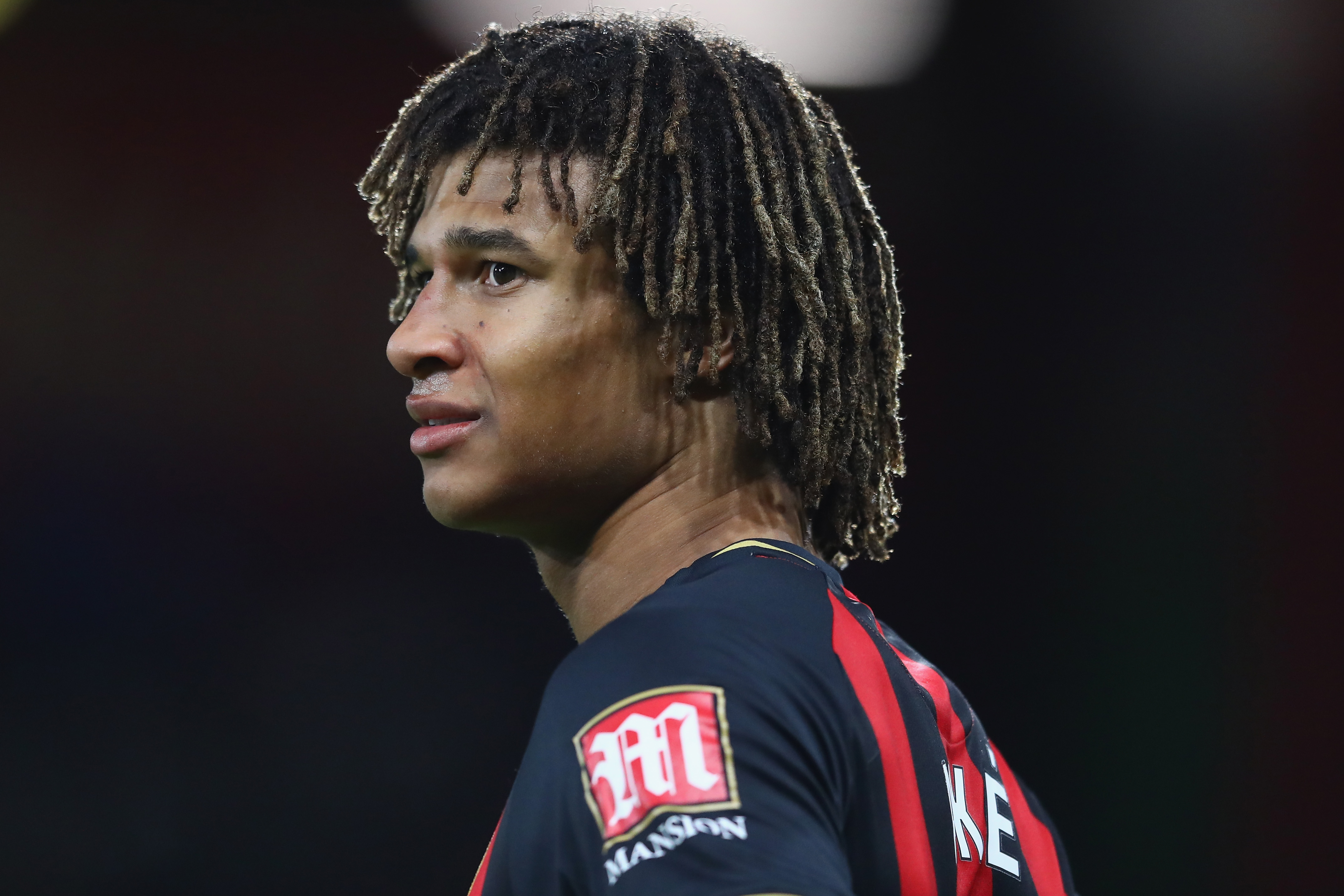 BOURNEMOUTH, ENGLAND - OCTOBER 01:  Nathan Ake of Bournemouth during the Premier League match between AFC Bournemouth and Crystal Palace at Vitality Stadium on October 1, 2018 in Bournemouth, United Kingdom.  (Photo by Michael Steele/Getty Images)