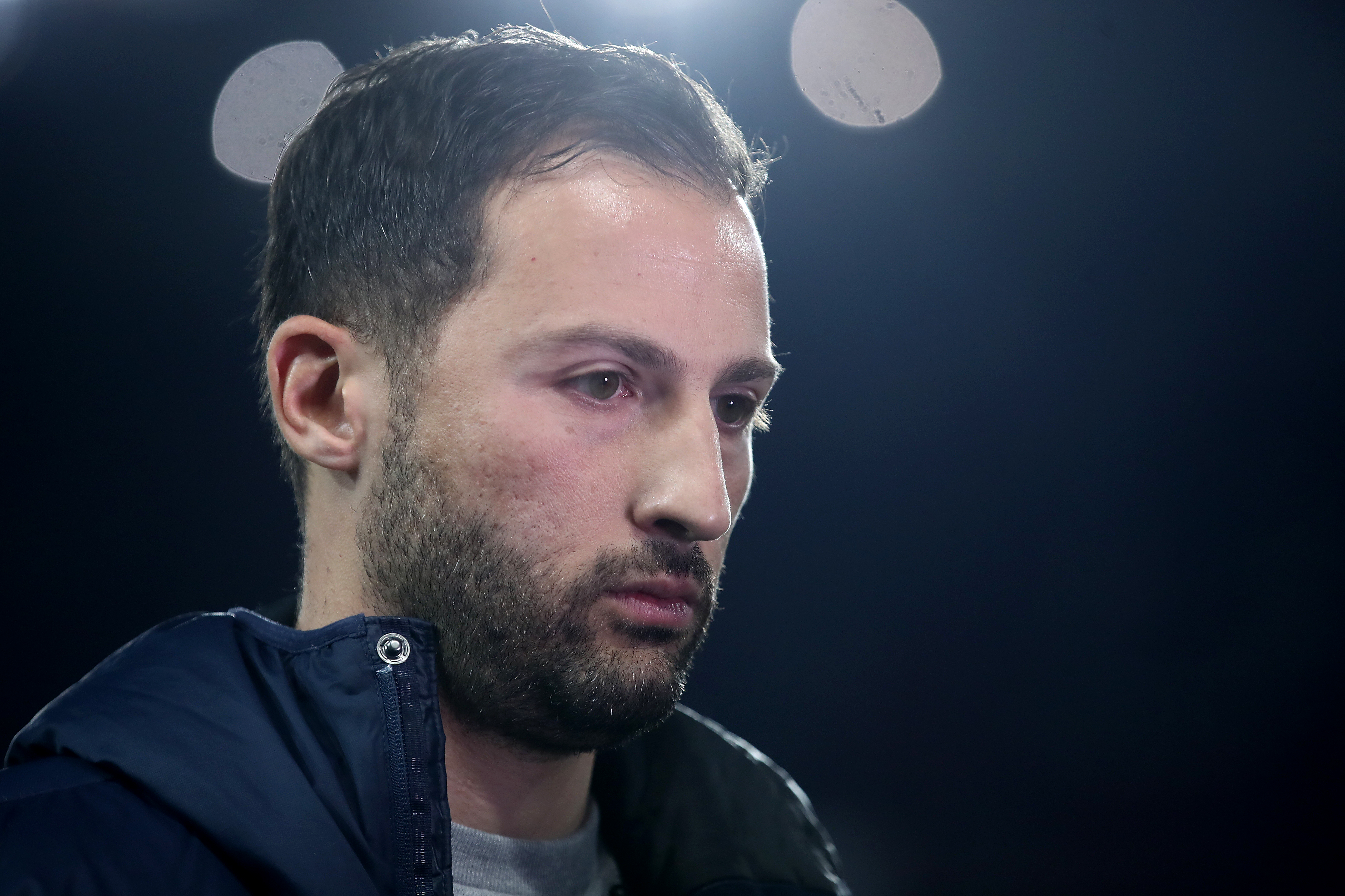 Domenico Tedesco will be aiming for a win against Hannover. (Photo by Alex Grimm/Bongarts/Getty Images)