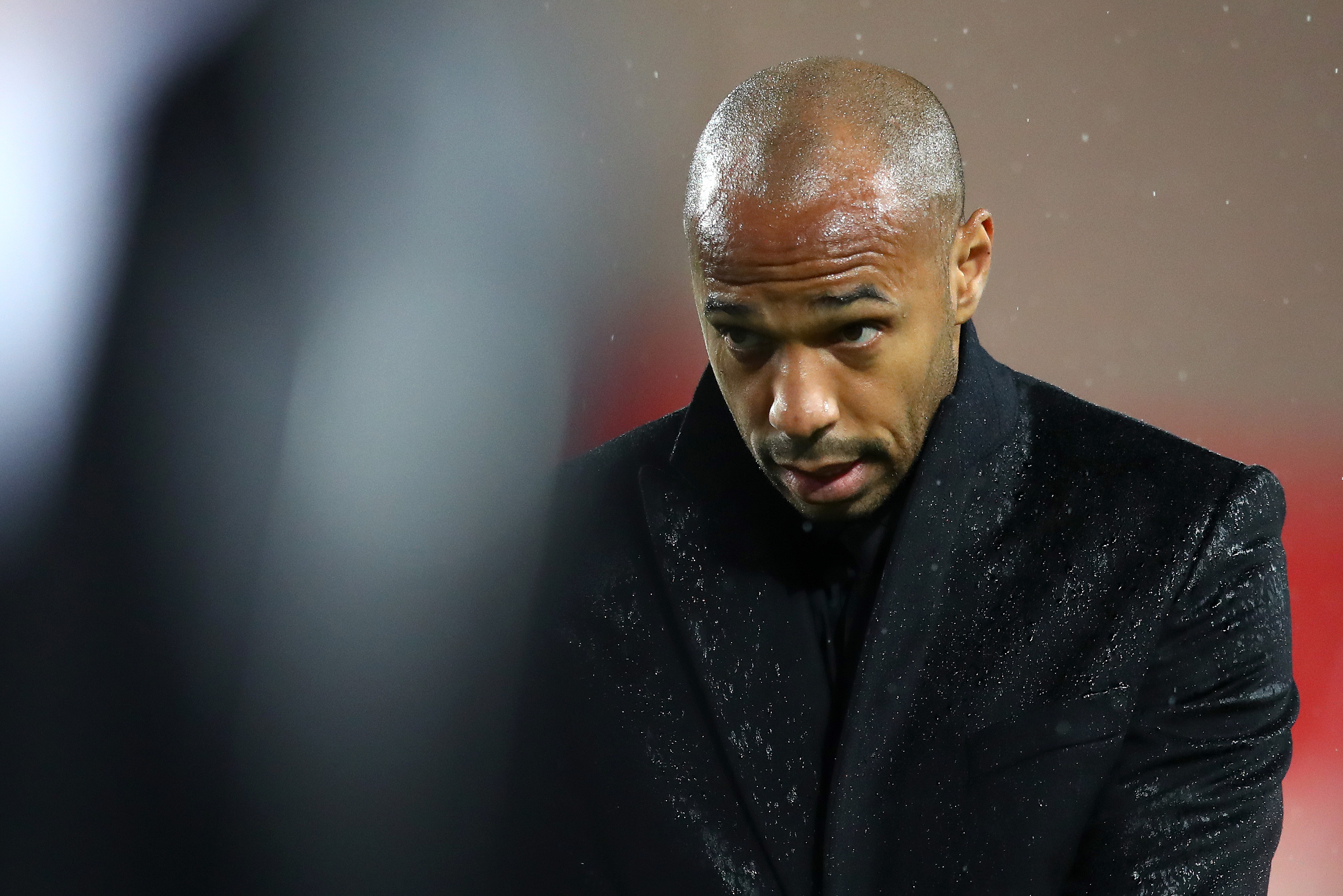 MONACO - NOVEMBER 06:  Thierry Henry, Manager of Monaco looks on during the Group A match of the UEFA Champions League between AS Monaco and Club Brugge at Stade Louis II on November 6, 2018 in Monaco, Monaco.  (Photo by Michael Steele/Getty Images)