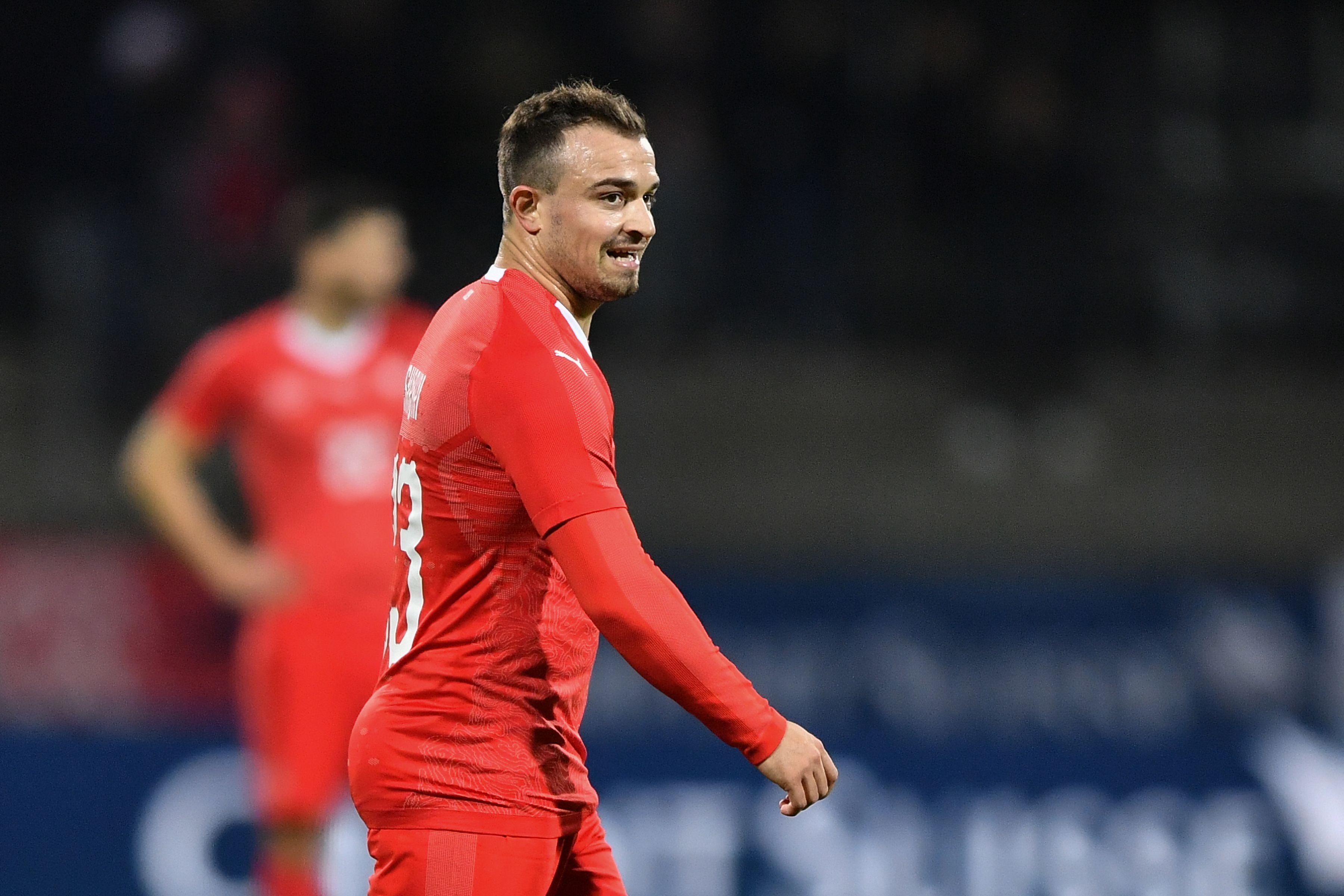 Can Shaqiri lead his side to the UEFA Nations League finals? (Photo by Fabrice Coffrini/AFP/Getty Images)