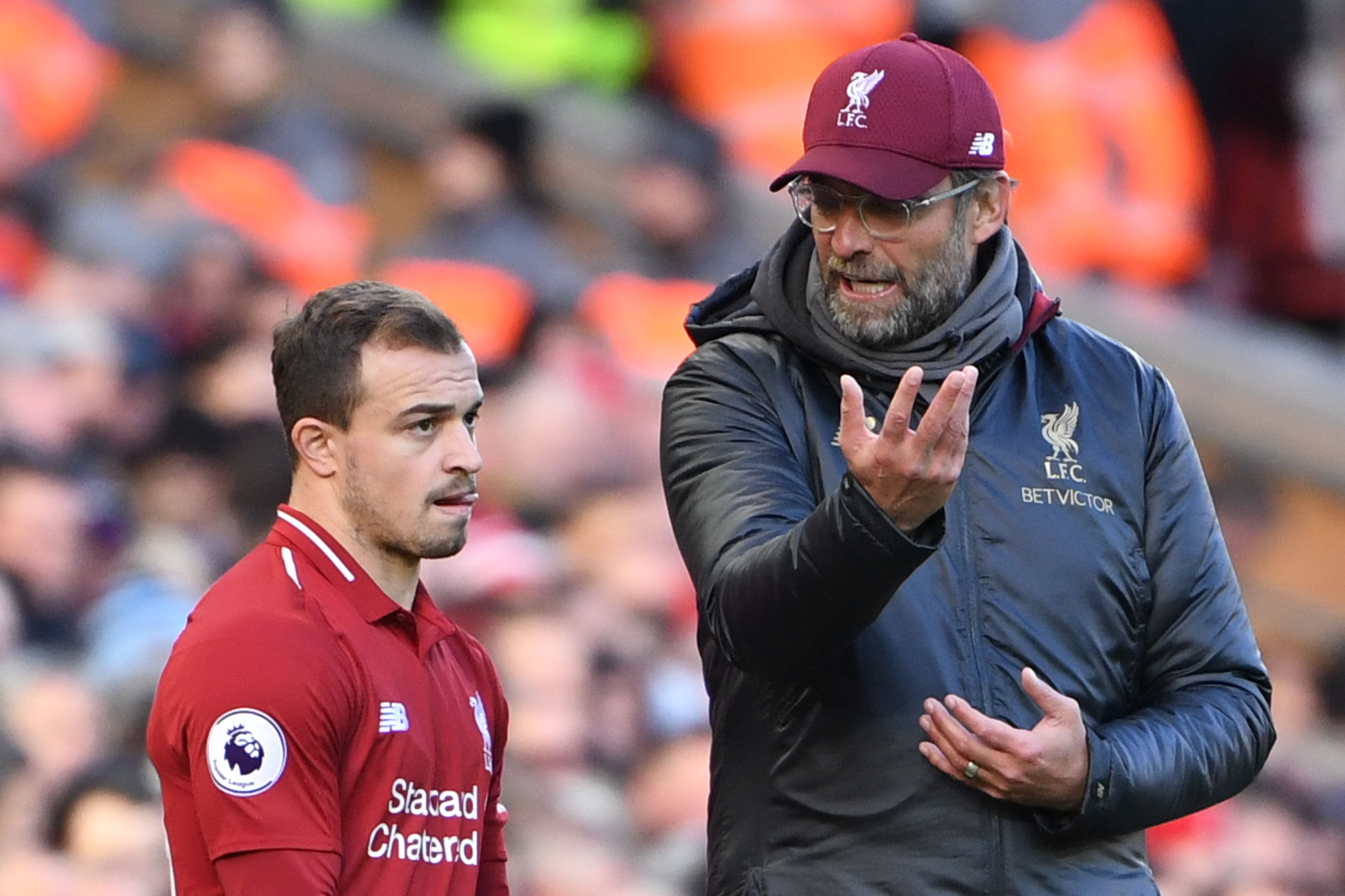 Shaqiri seems to be struggling with his confidence. (Picture Courtesy - AFP/Getty Images)