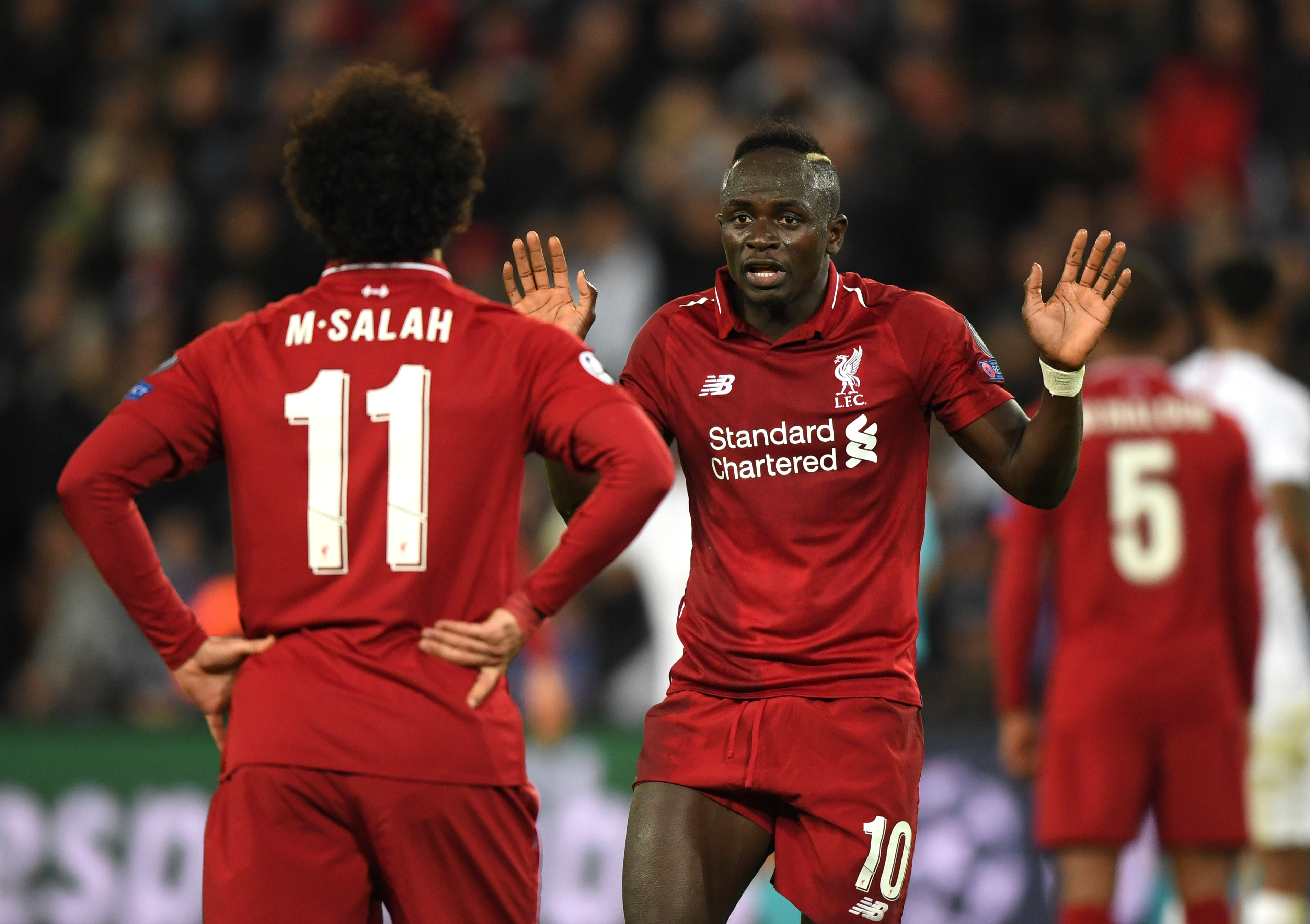 Mane and Salah will have to step up after a subdued outing in Paris. (Photo by Shaun Botterill/Getty Images)