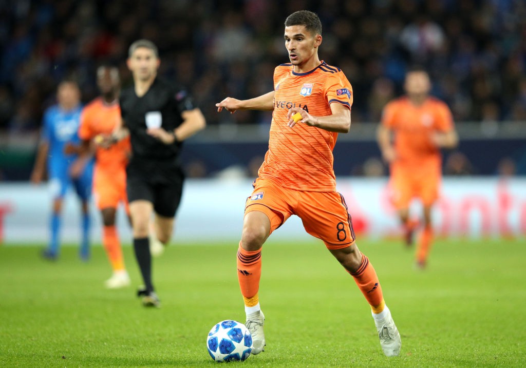 Houssem Aouar is available for a cut-price move this summer. (Photo by Adam Pretty/Bongarts/Getty Images)
