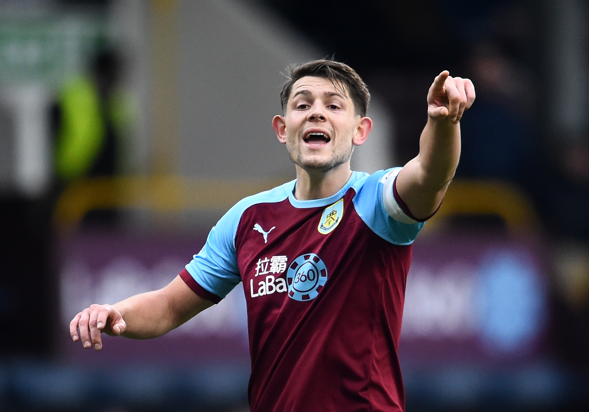 James Tarkowski is set to move this summer and Everton are among the favourites for his signature (Picture Courtesy - AFP/Getty Images)