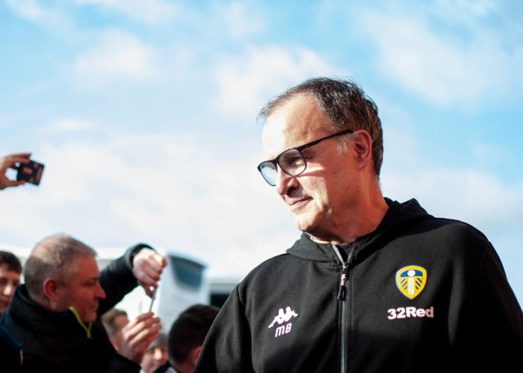 Bielsa has endeared himself to the Leeds United fanbase. (Photo by George Wood/Getty Images)