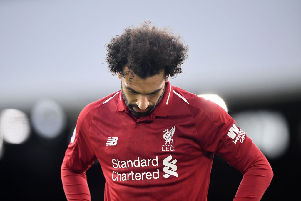Salah has now gone seven straight games without a goal. (Photo courtesy: AFP/Getty)