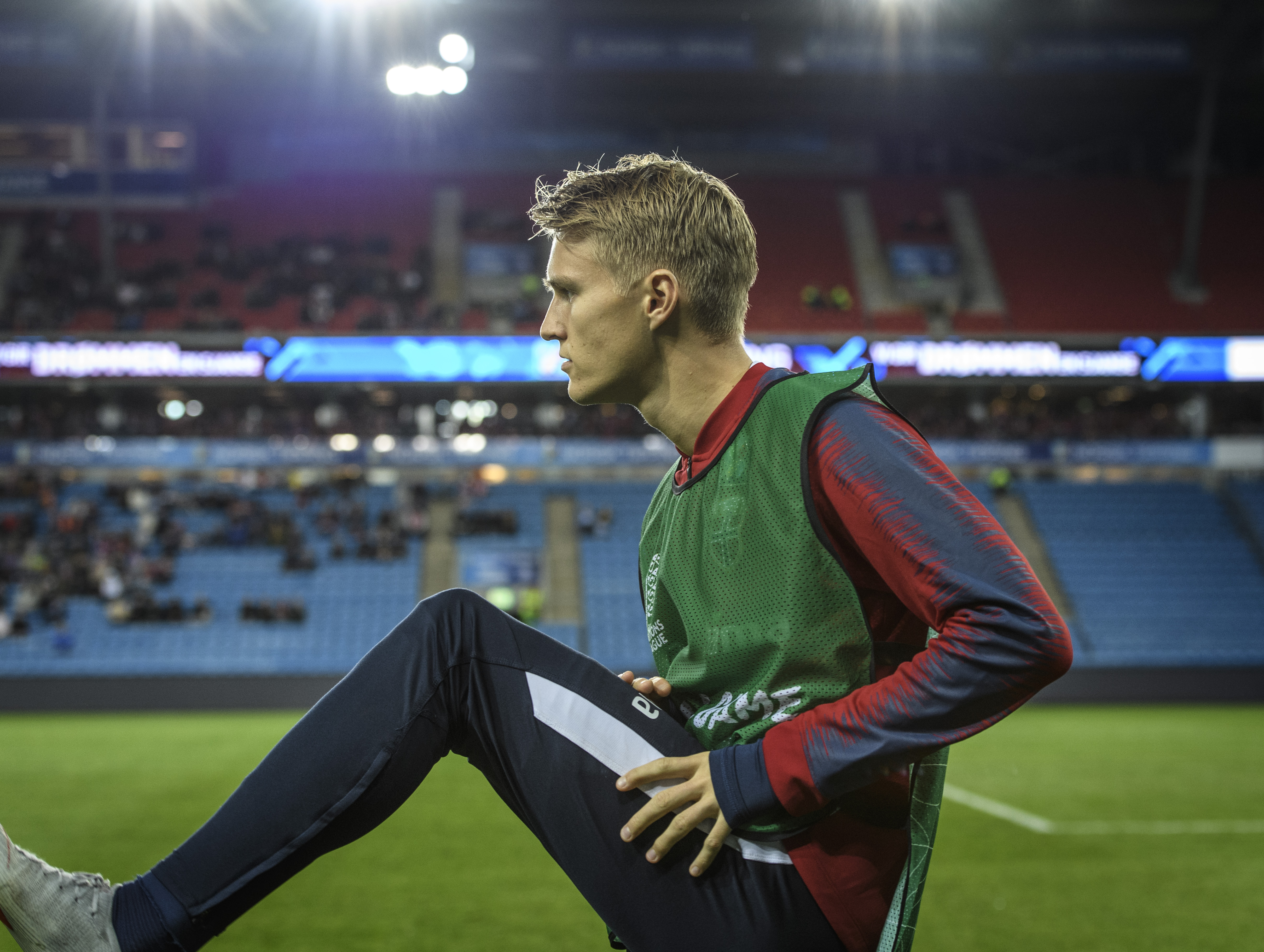 OSLO, NORWAY - SEPTEMBER 06: Martin Odegaard  of Norway  during the UEFA Nations League C group three match between Norway and Cyprus at Ullevaal Stadion on September 6, 2018 in Oslo, Norway. (Photo by Trond Tandberg/Getty Images)