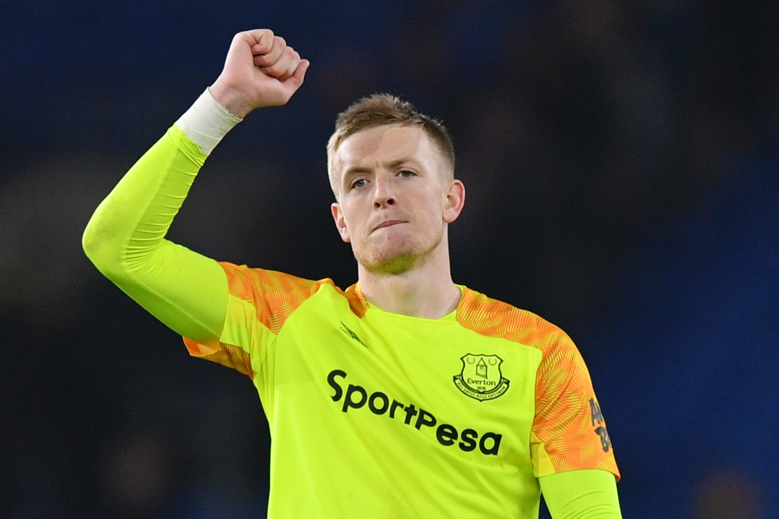 Jordan Pickford will hope to avoid a repeat of his inexplicable howler in the reverse fixture. (Photo by Dan Mullan/Getty Images)