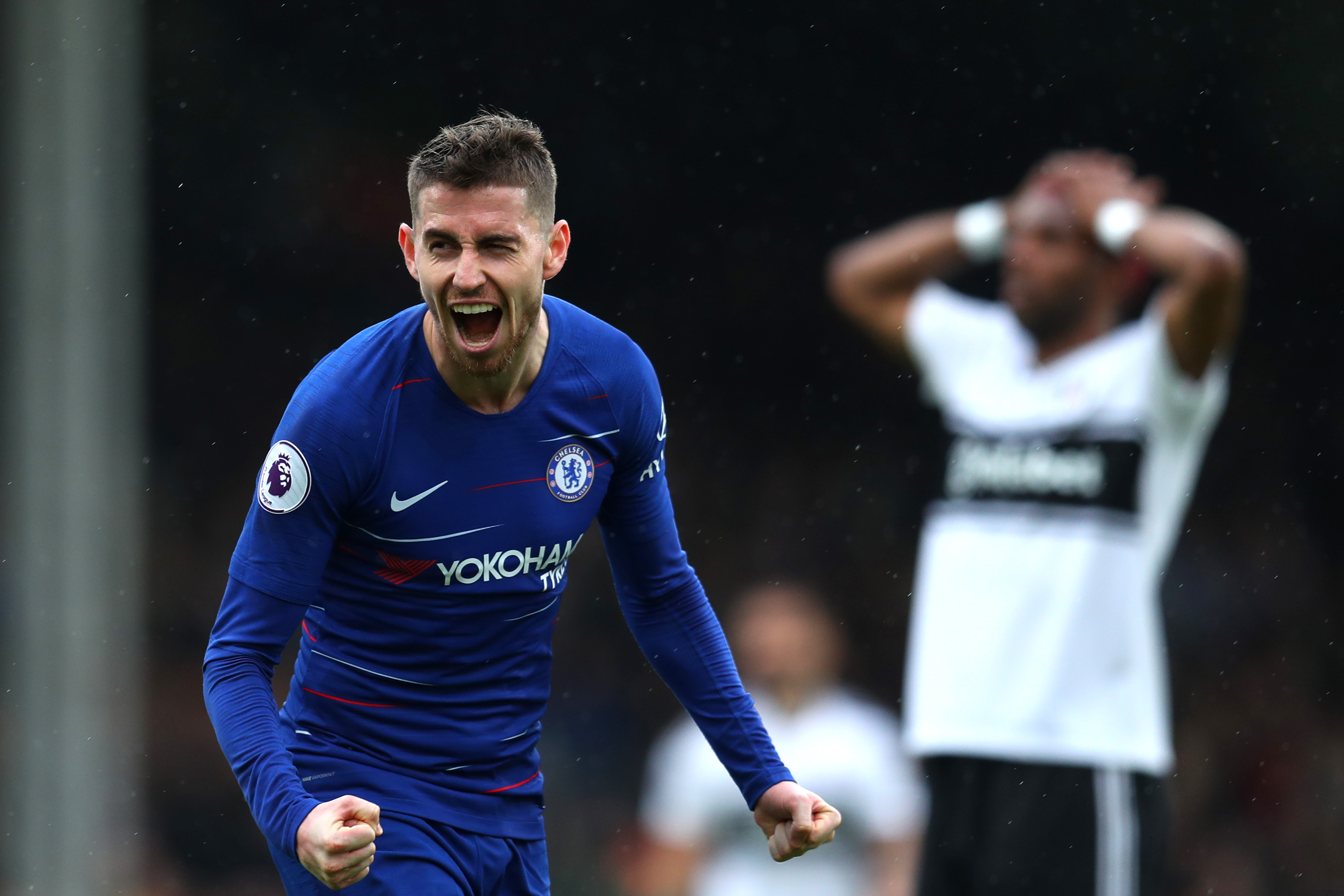 Jorginho scored his first goal from open play for Chelsea (Photo by Catherine Ivill/Getty Images)