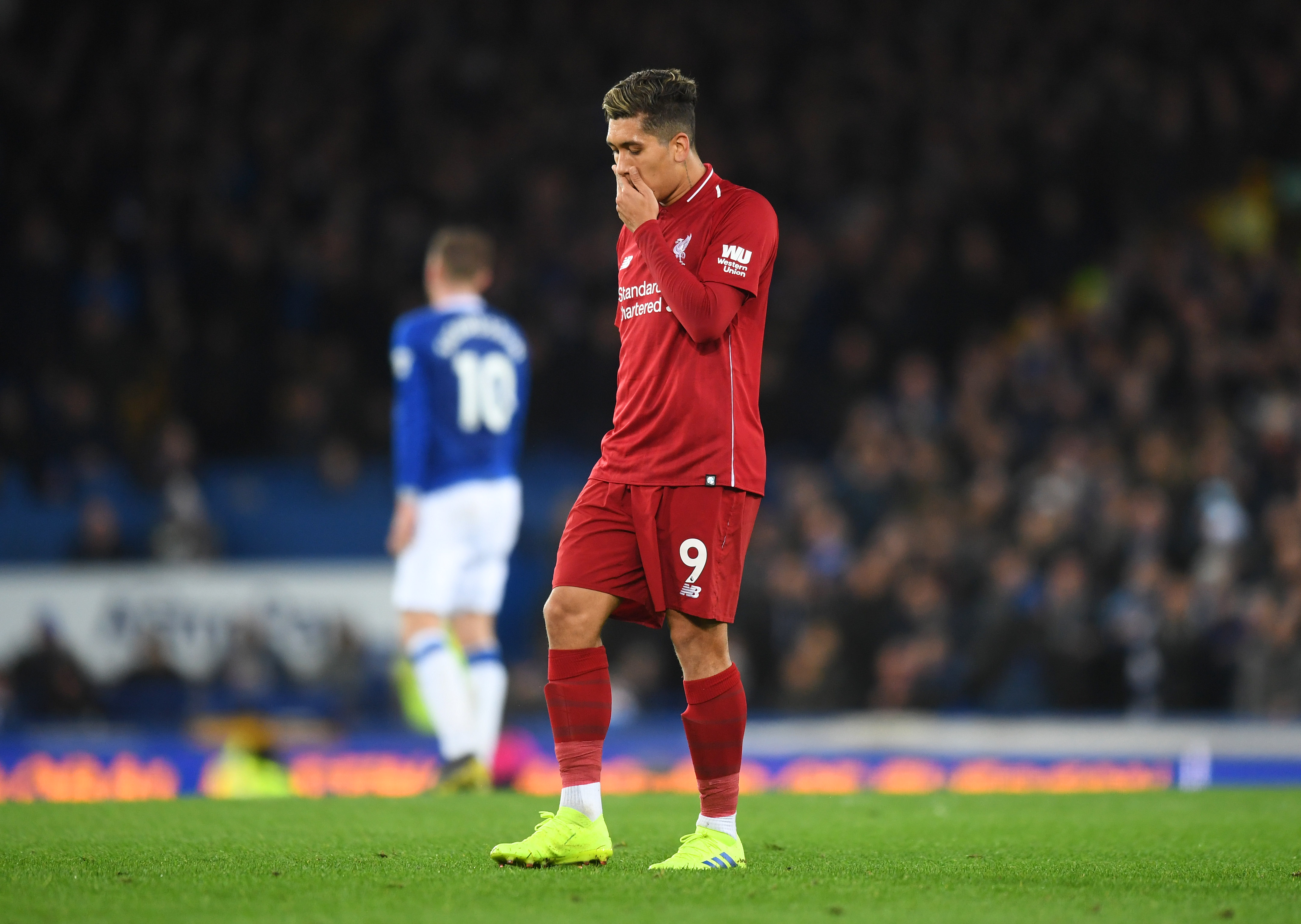 Firmino failed to inspire Liverpool to a win. (Photo by Michael Regan/Getty Images)