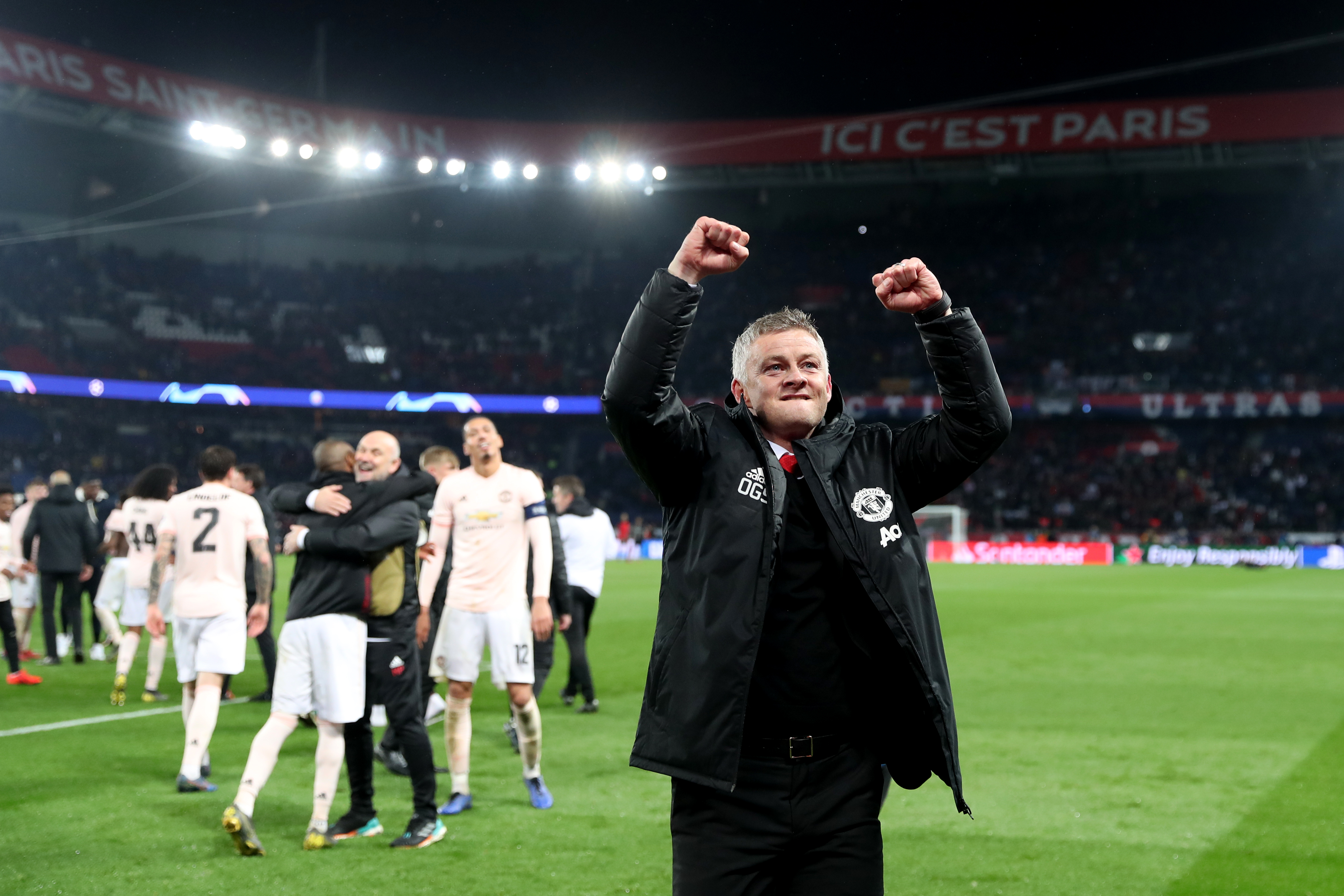 Solskjaer's Manchester United registered a breathtaking comeback win against PSG (Picture Courtesy - AFP/Getty Images)