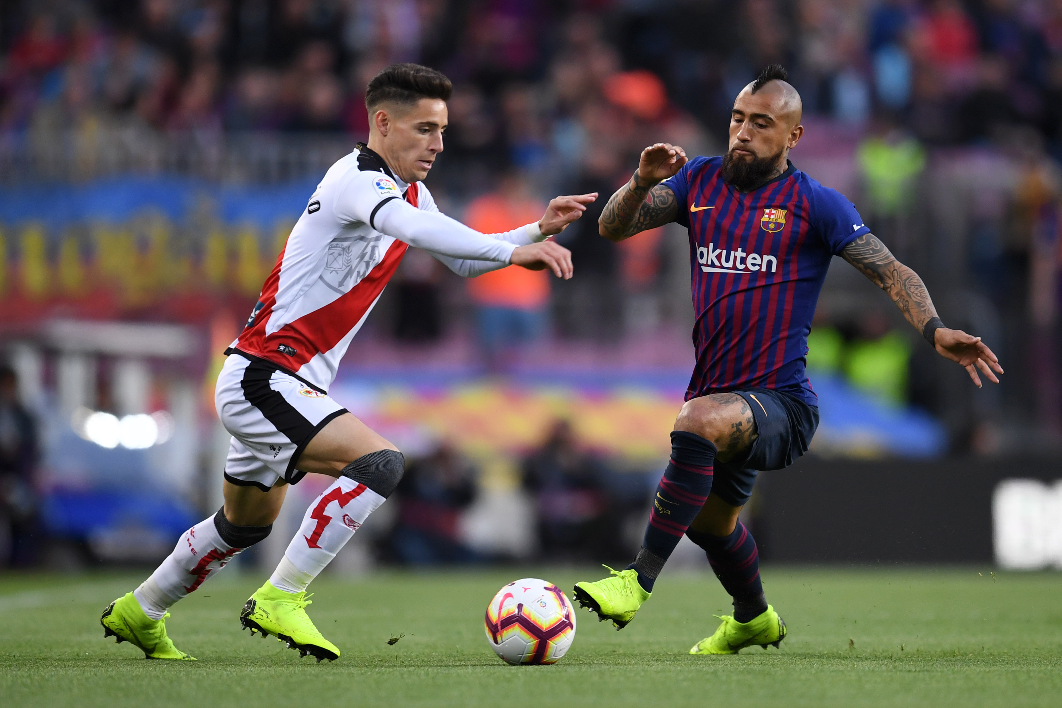 Vidal was solid and combative in midfield (Photo by David Ramos/Getty Images)