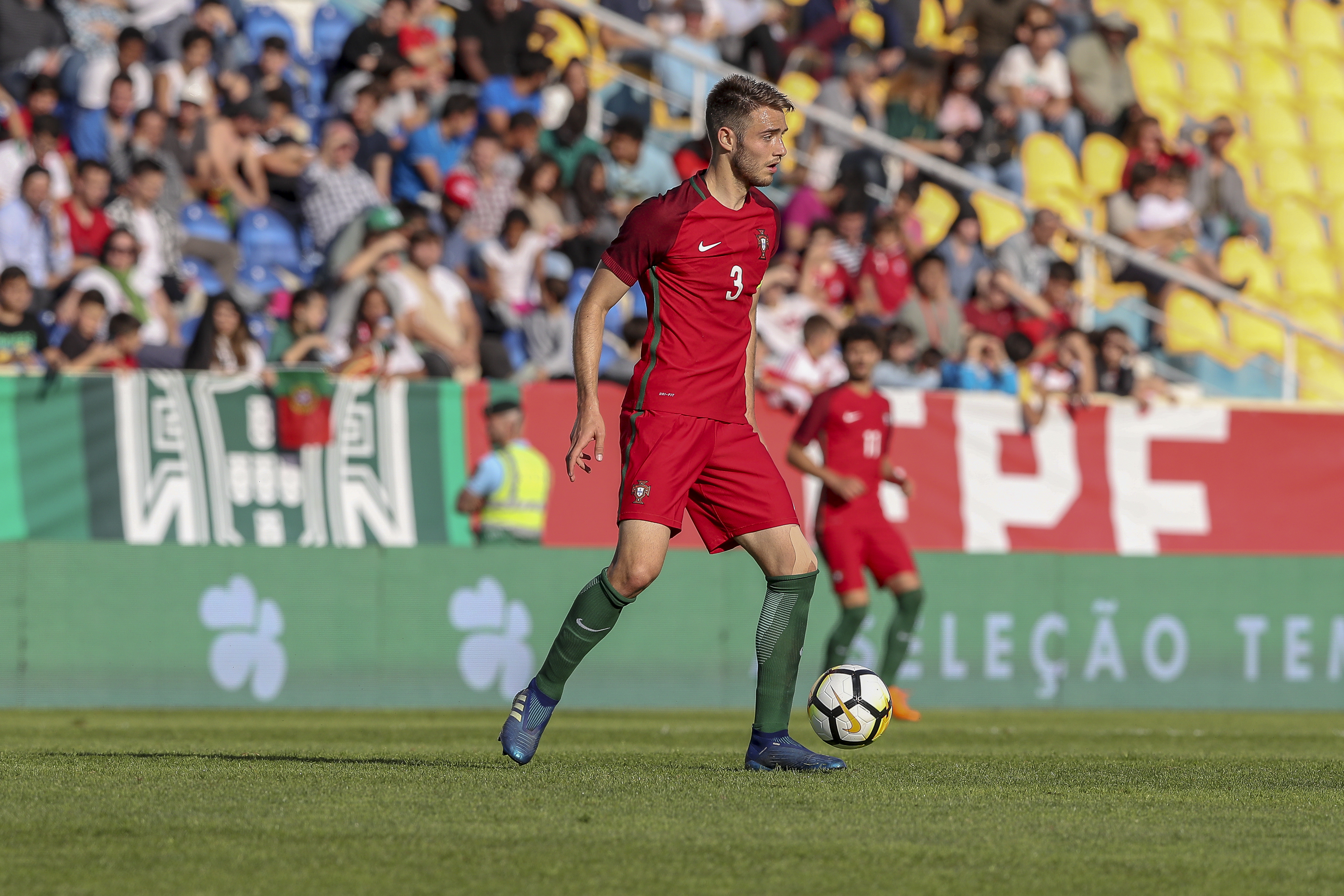 ESTORIL, PORTUGAL - MAY 24: Portugal defender Francisco Ferreira during the International Friendly match between Portugal U21 and Italy U21 at Estadio Antonio Coimbra da Mota on May 24, 2018 in Estoril, Portugal. (Photo by Carlos Rodrigues/Getty Images)