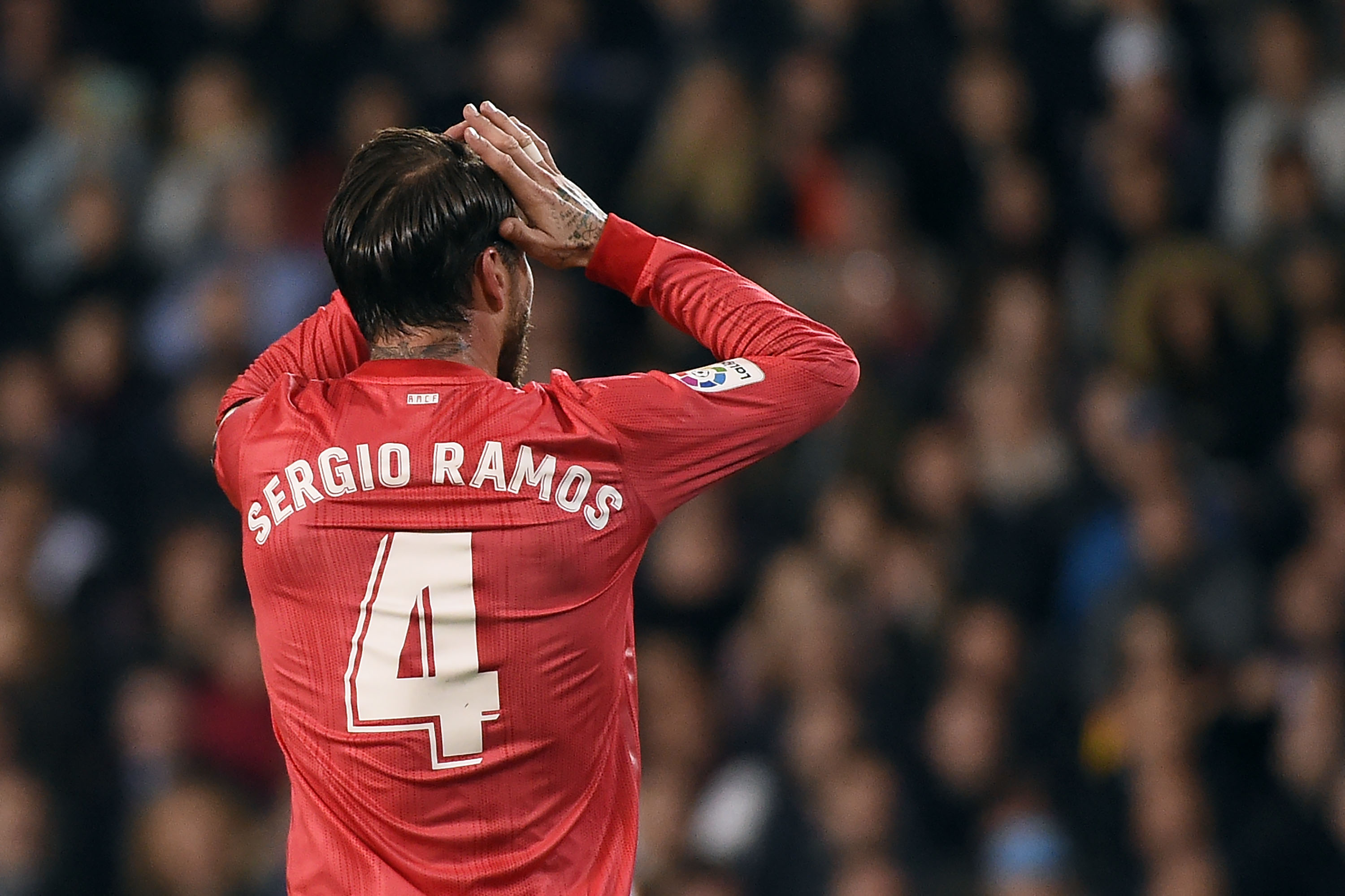 A night to forget. (Photo by Jose Jordan/AFP/Getty Images)