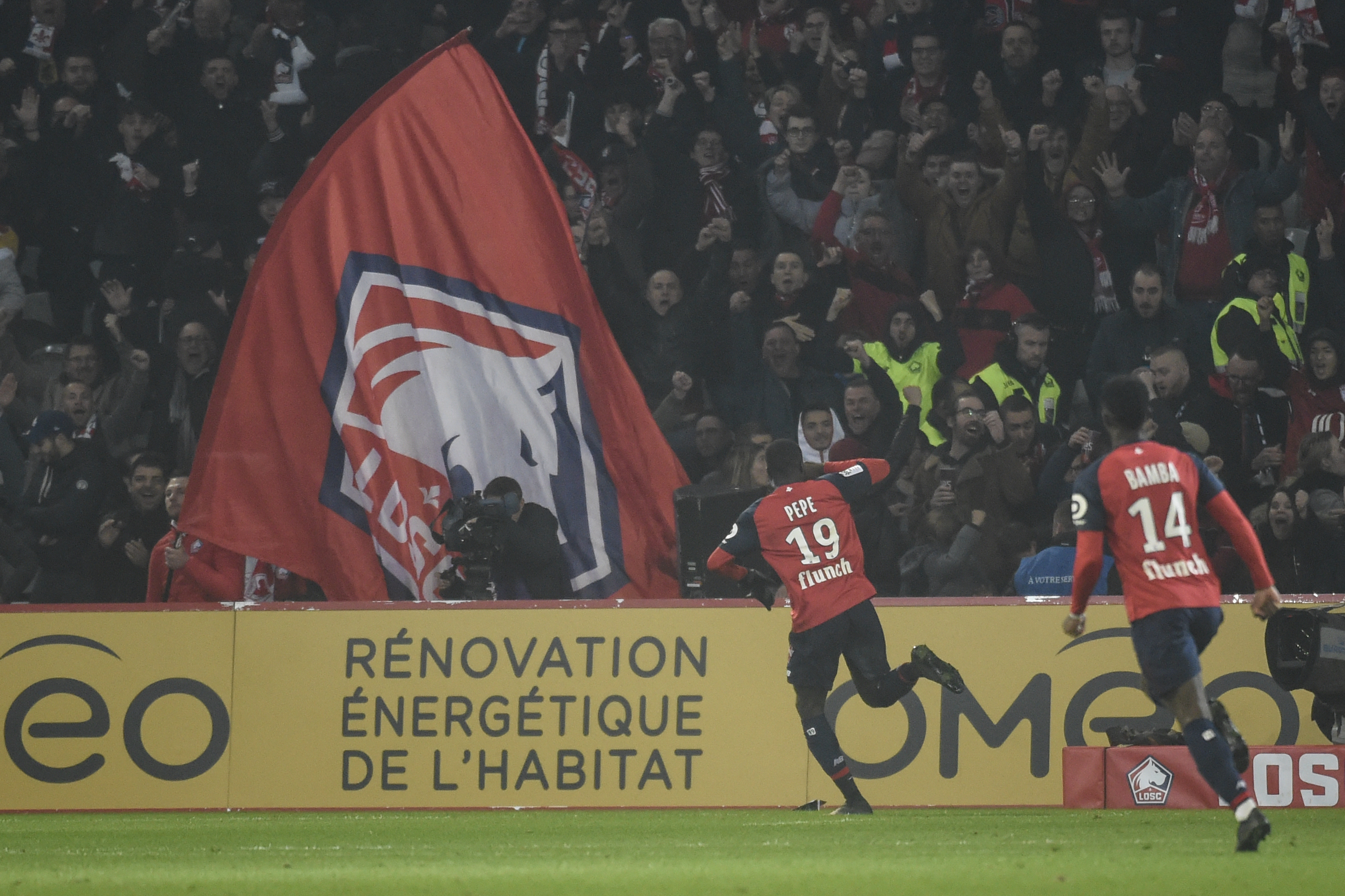 Nicolas Pepe has revered himself to the fans at Lille. But, it might be time for a step up. (Picture Courtesy - AFP/Getty Images)